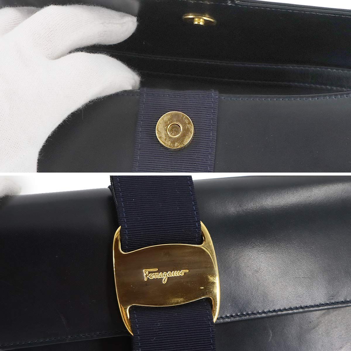 サルヴァトーレ フェラガモ Salvatore Ferragamo ヴァラリボン 2way 