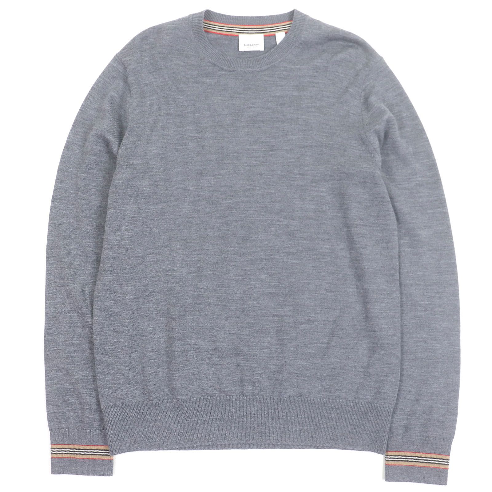 美品□BURBERRY バーバリー 8033203 ウール100% ティッシ期 ライン 