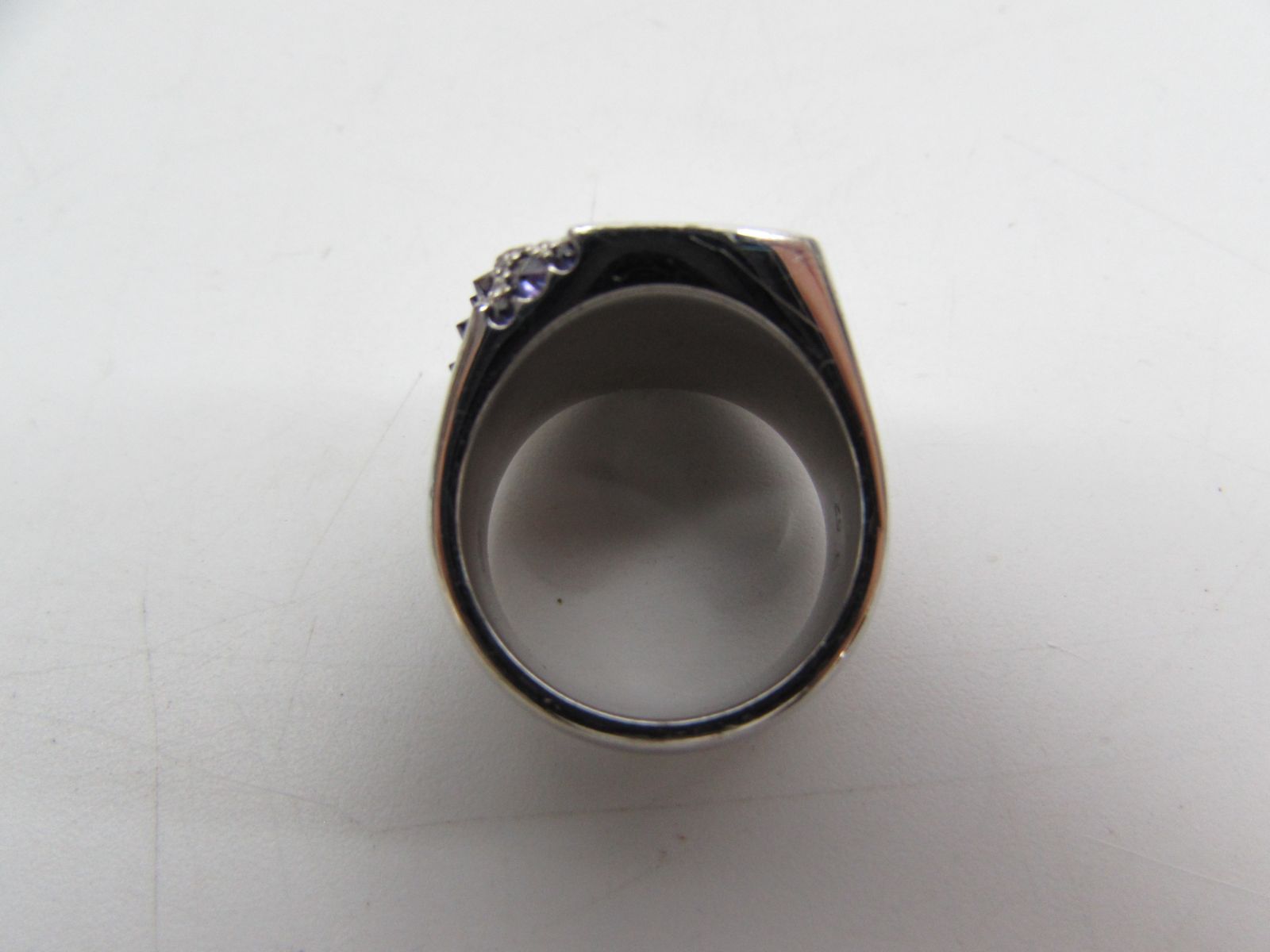 TOM WOOD トムウッド Oval Purple Molecule Ring シルバーリング 指輪