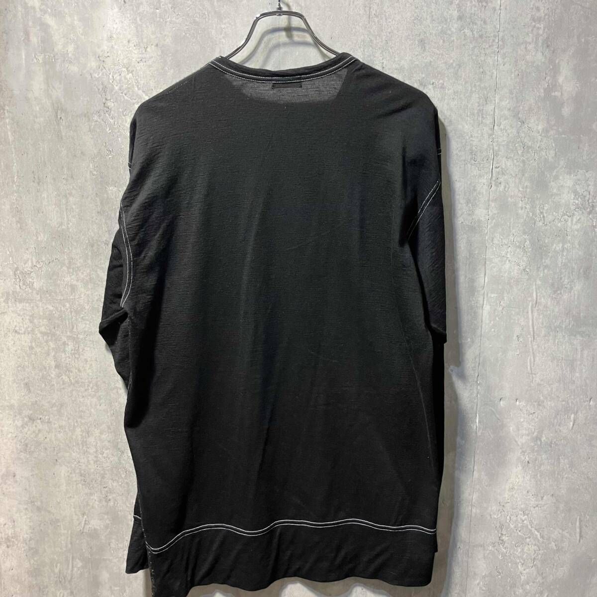 95aw COMME des GARCONS HOMME メランジ切替ニット 田中オム