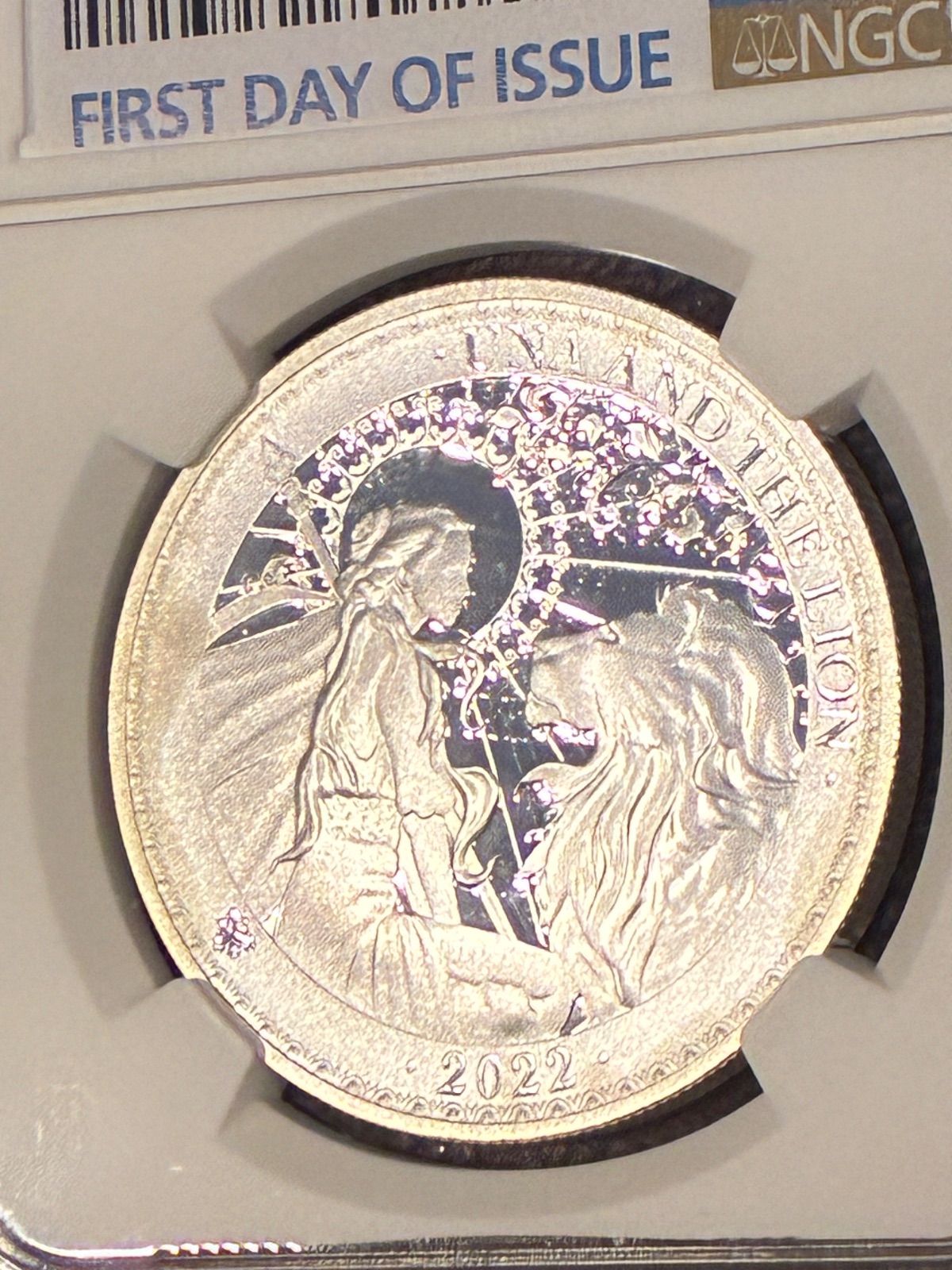 訳あり☆2022年セントヘレナ ウナとライオン PF69 ULTRA CAMEO 発行