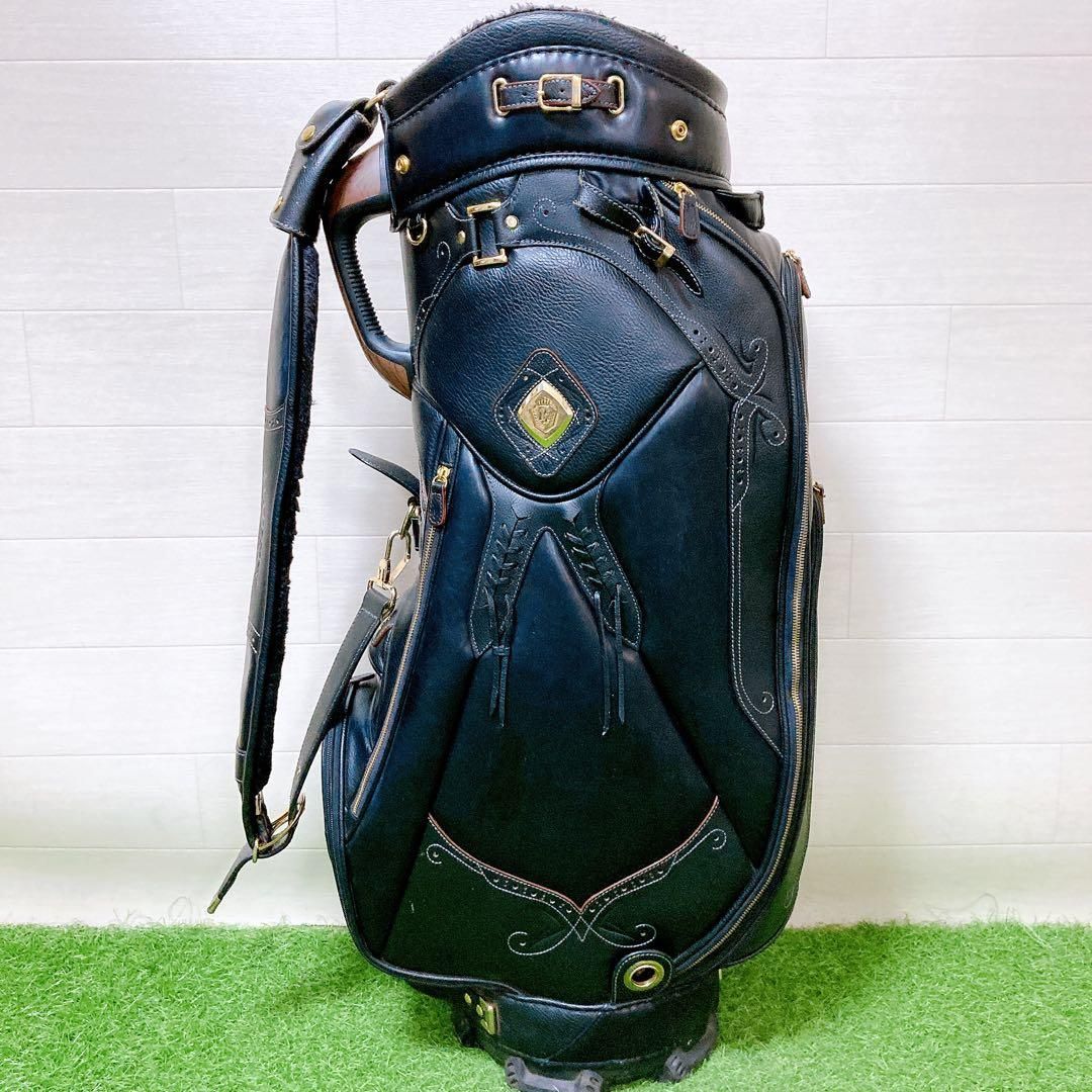  M1 フードなし マジェスティ ゴルフクラブケース キャディーバッグ ブラック 口コミゴルフ用品 ゴルフバッグ キャディバッグ ゴルフ