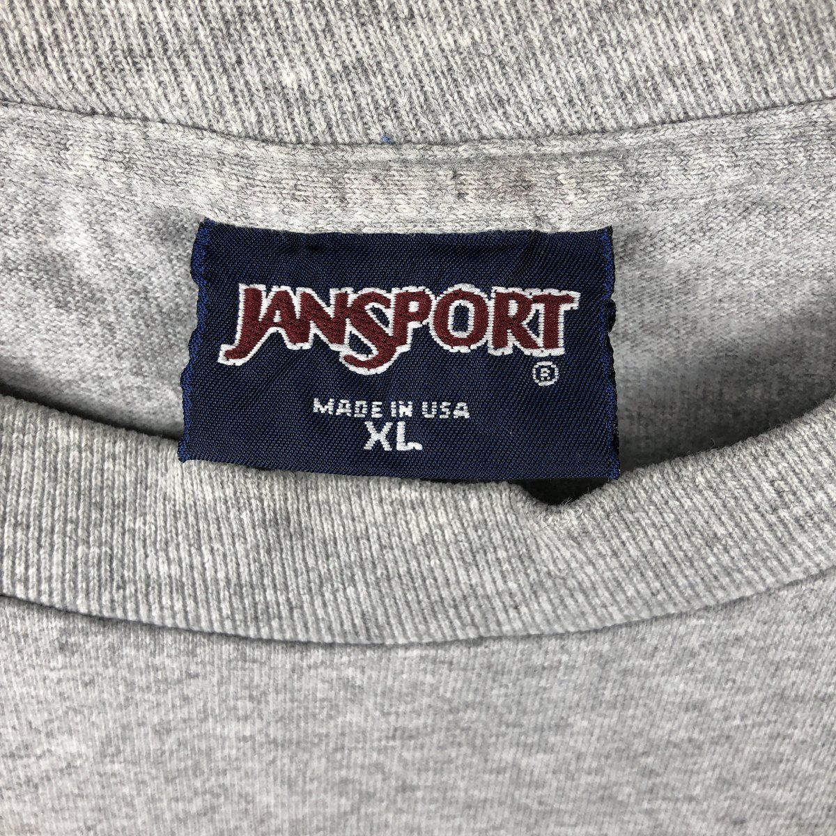 古着 90年代 ジャンスポーツ JANSPORT カレッジ ロングTシャツ ロンT 