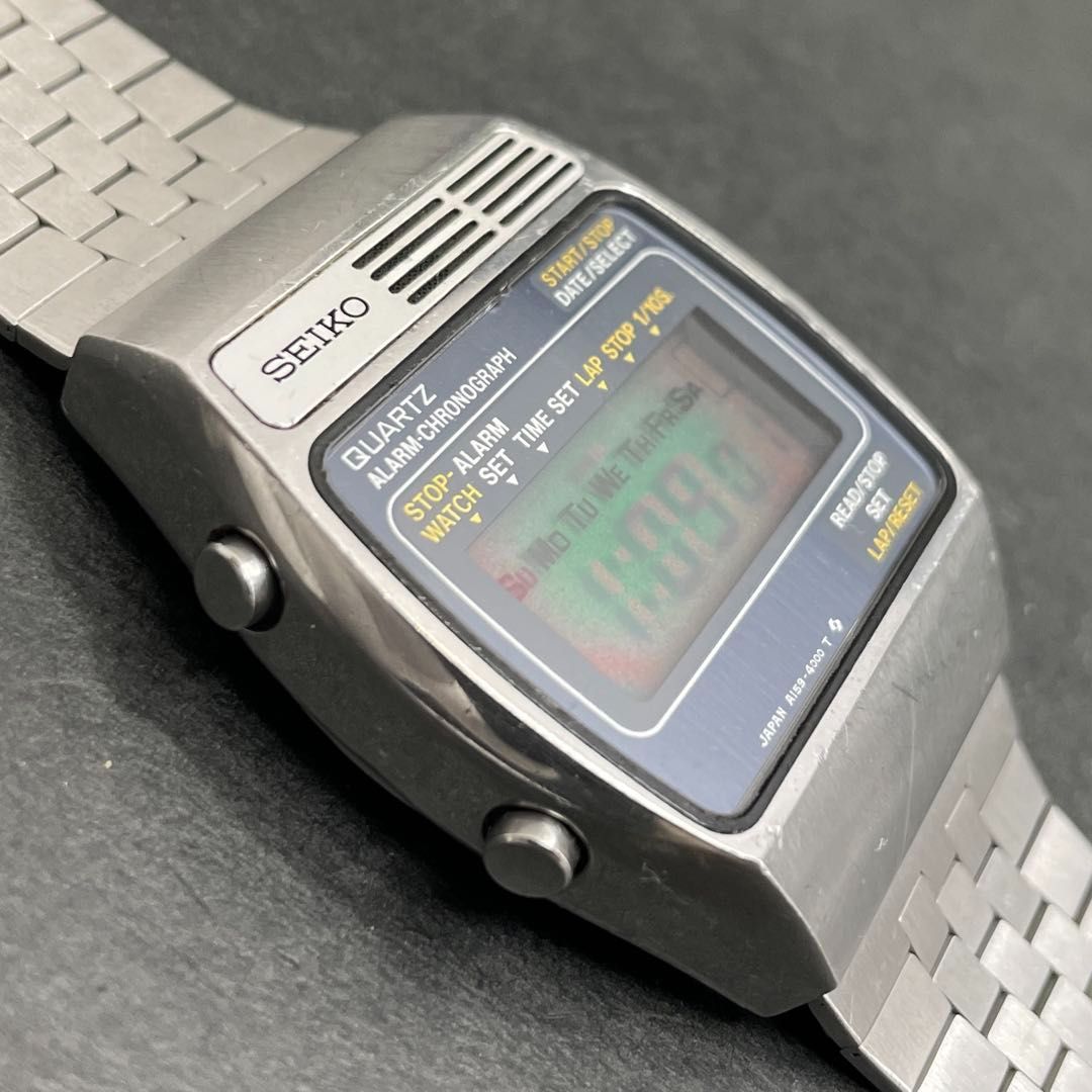 SEIKO A159-4000 ALARM CHRONOGRAPH アラーム クロノグラフ デジタル