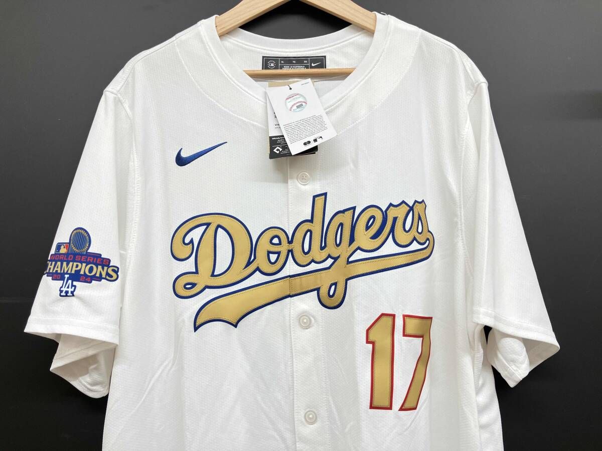 MLBドジャース 2024 WS優勝限定 17 大谷翔平 タグあり XL - メルカリ