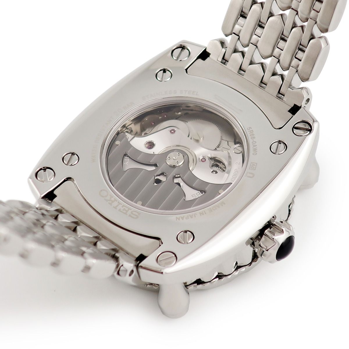  セイコー 腕時計 SBLA065 5R66-0AW0 鑑定済み ブランド オーバーサイズ 自動巻き時計 腕時計(アナログ)