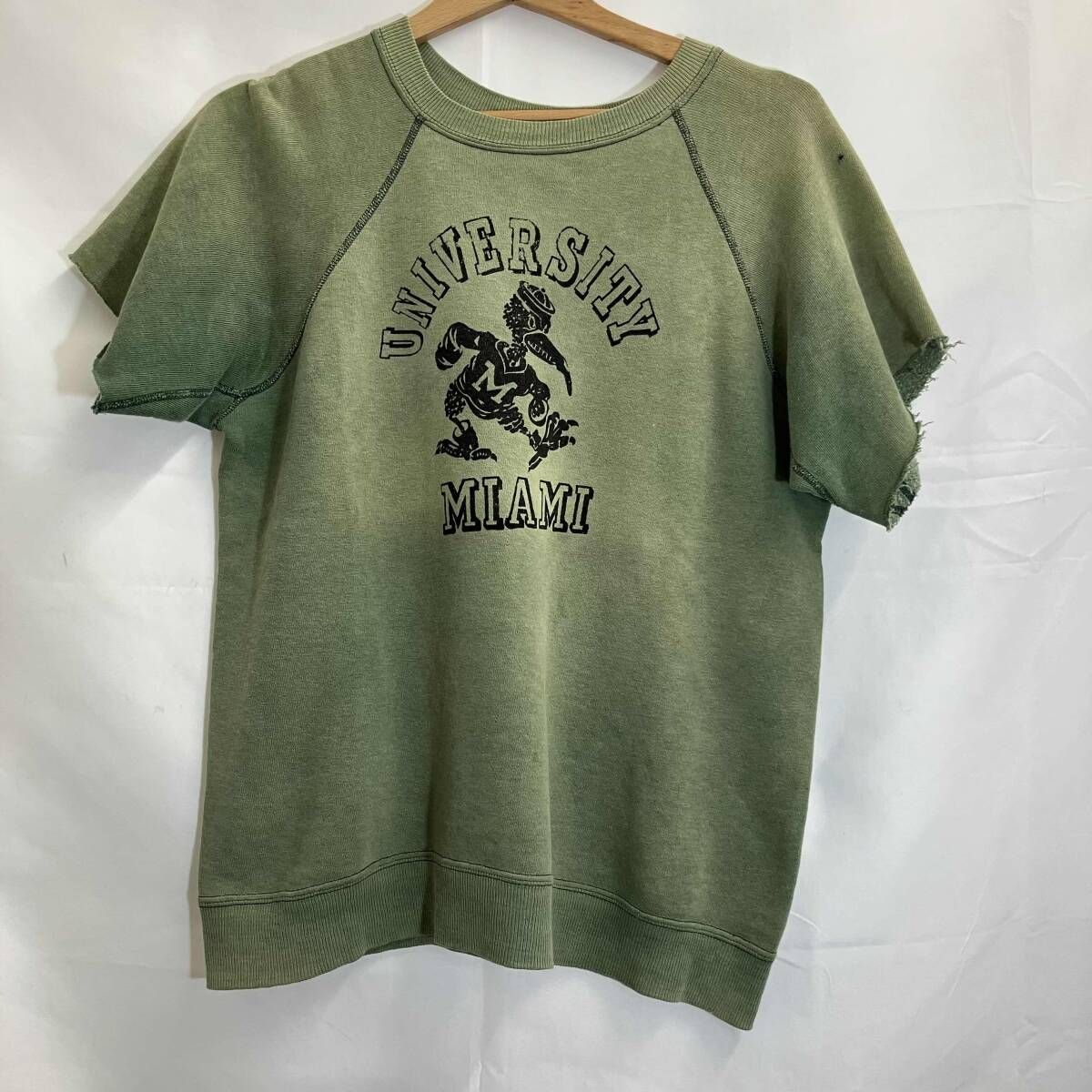 60s ヴィンテージ 半袖スウェット カレッジ 古着 ⁄ 60s カレッジ 紺色 
