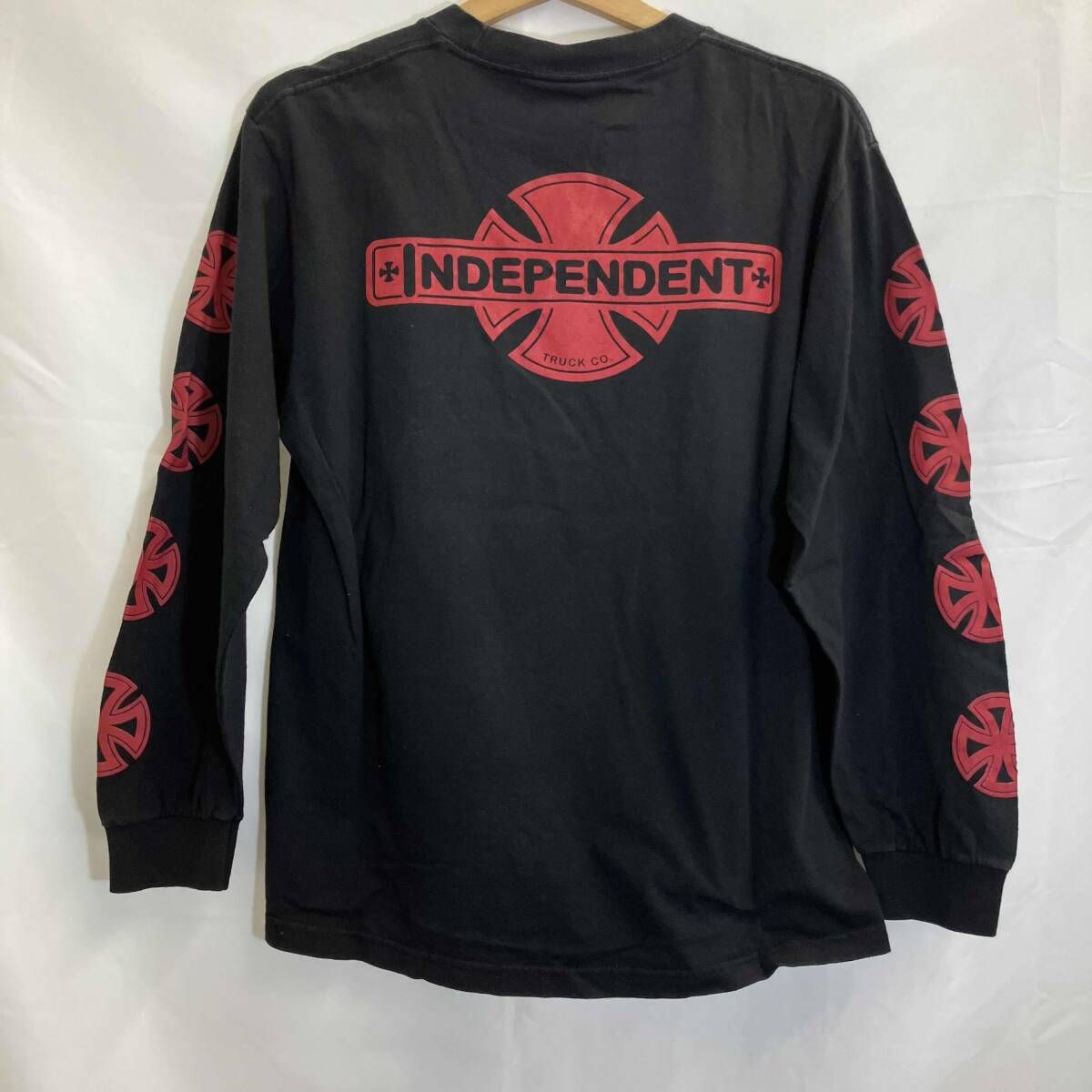 INDEPENDENT 90s USA製バックロゴ 長袖 袖プリ L NHS