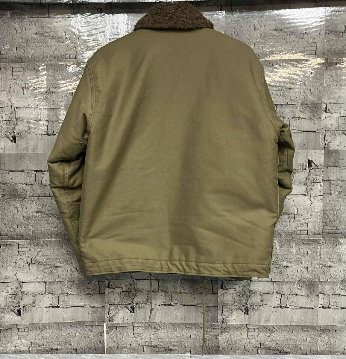 HOUSTON ヒューストン N-1 デッキジャケット サイズ38 カーキ - メルカリ