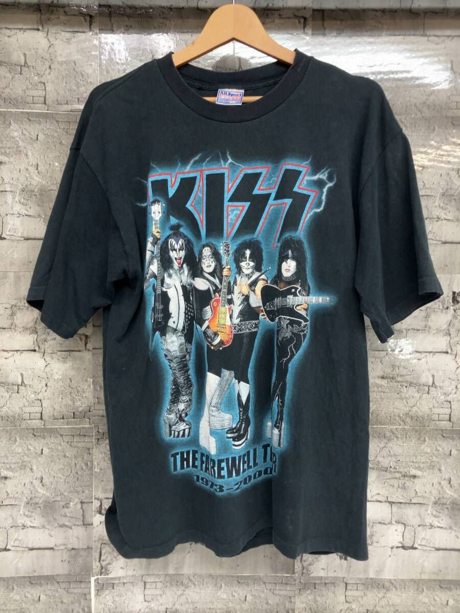 KISS FAREWELL TOUR 2000 BAND T-SHIRTS ブラック サイズL - メルカリ