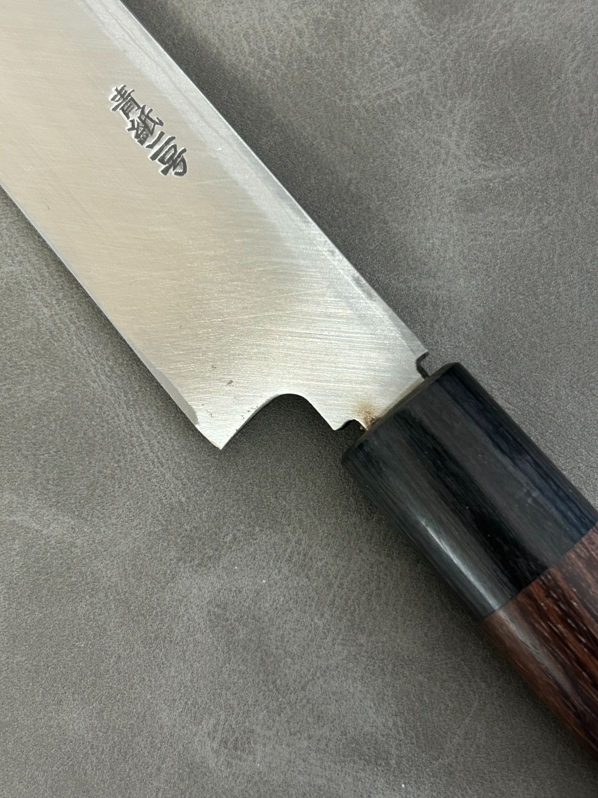 訳あり】仙助 柳刃包丁 包丁 240mm 安来鋼青紙2号 ダマスカス 紫檀