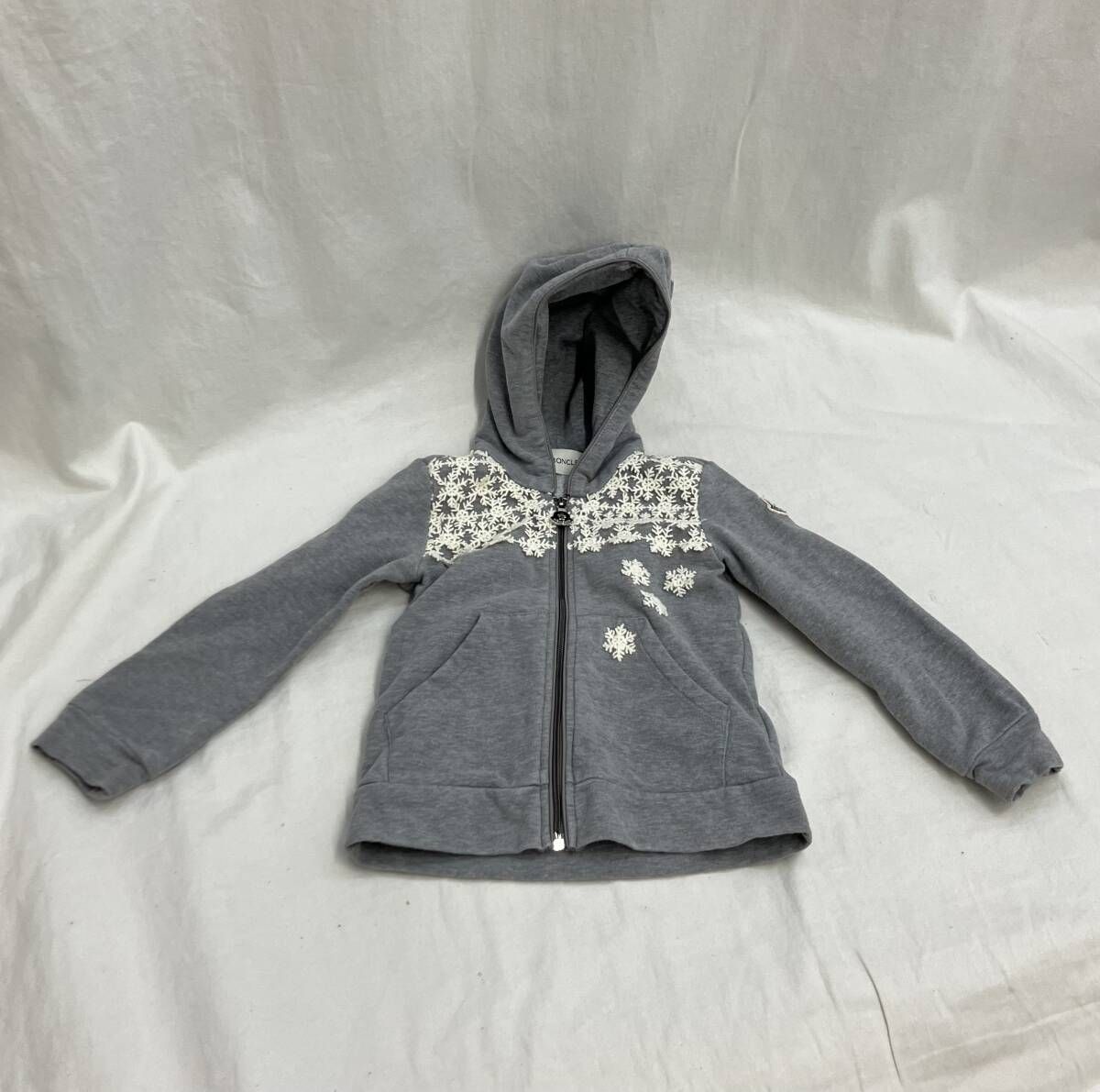 MONCLER モンクレール ベビー キッズ フード付 パーカー グレー