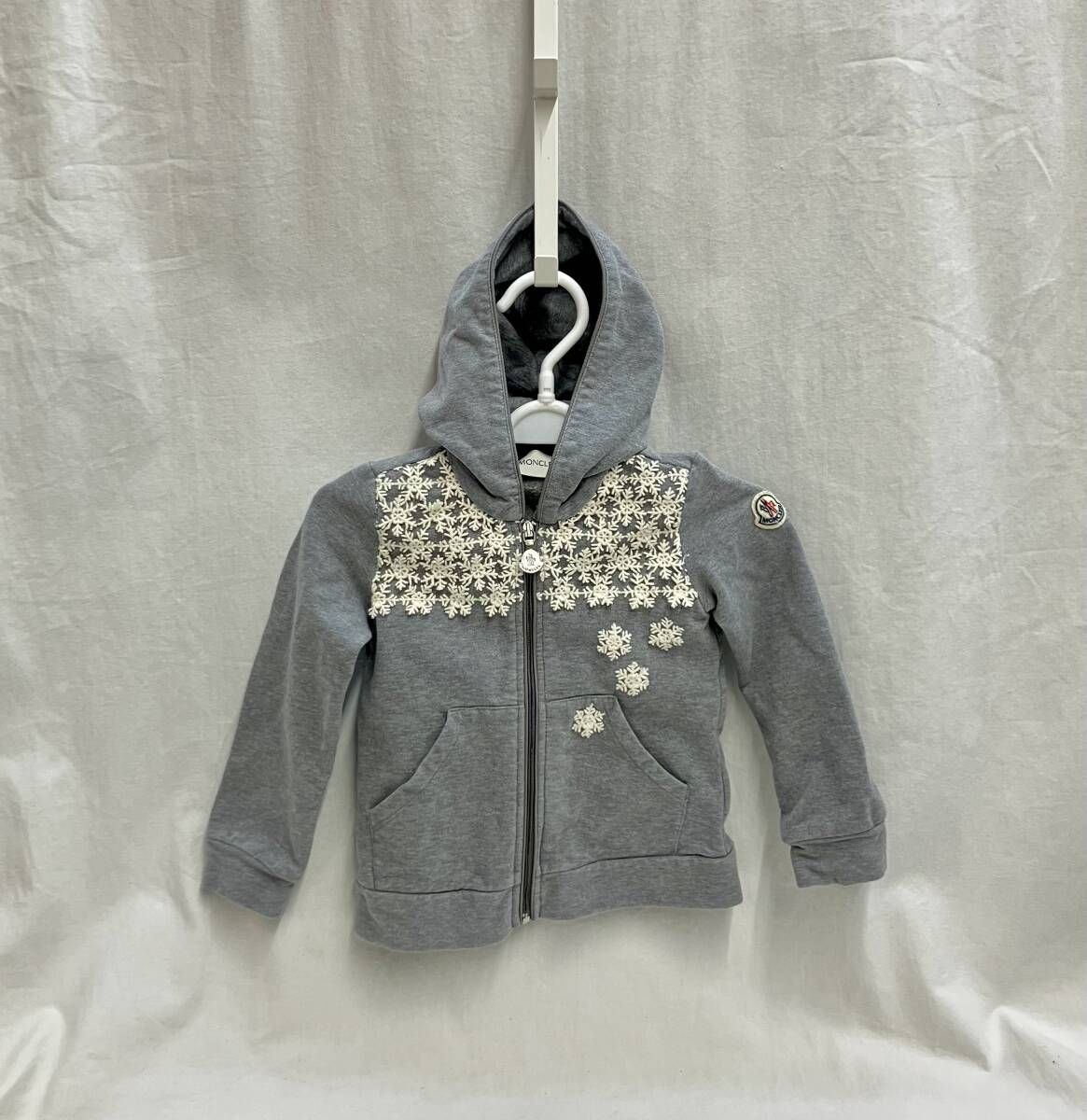 MONCLER モンクレール ベビー キッズ フード付 パーカー グレー 