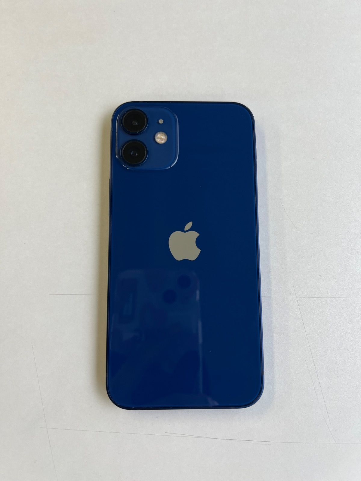 美品 iPhone 12 mini 128GB ブルー バッテリー100% MGDP3J/A - 3666