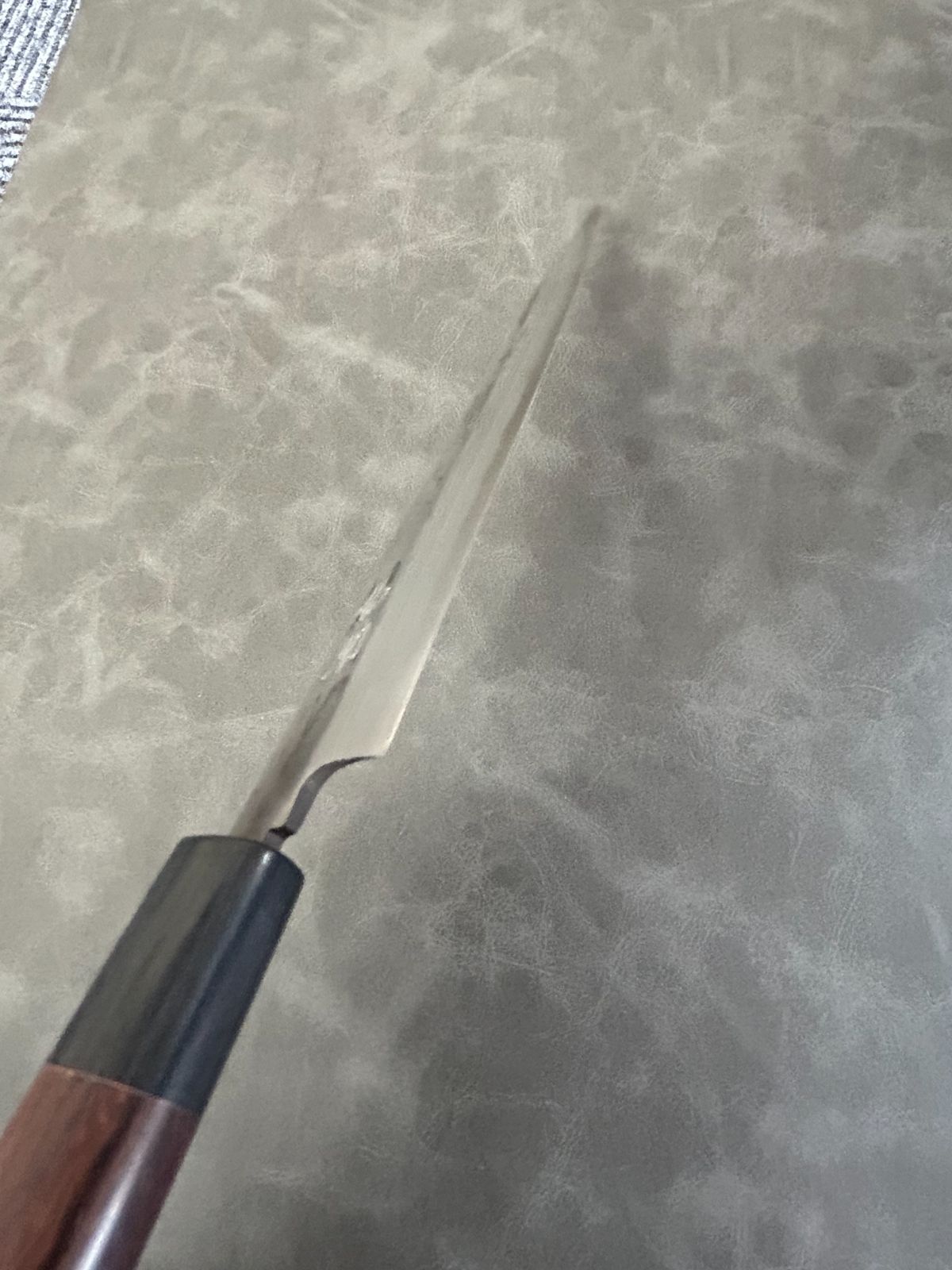 訳あり】仙助 柳刃包丁 包丁 240mm 安来鋼青紙2号 ダマスカス 紫檀