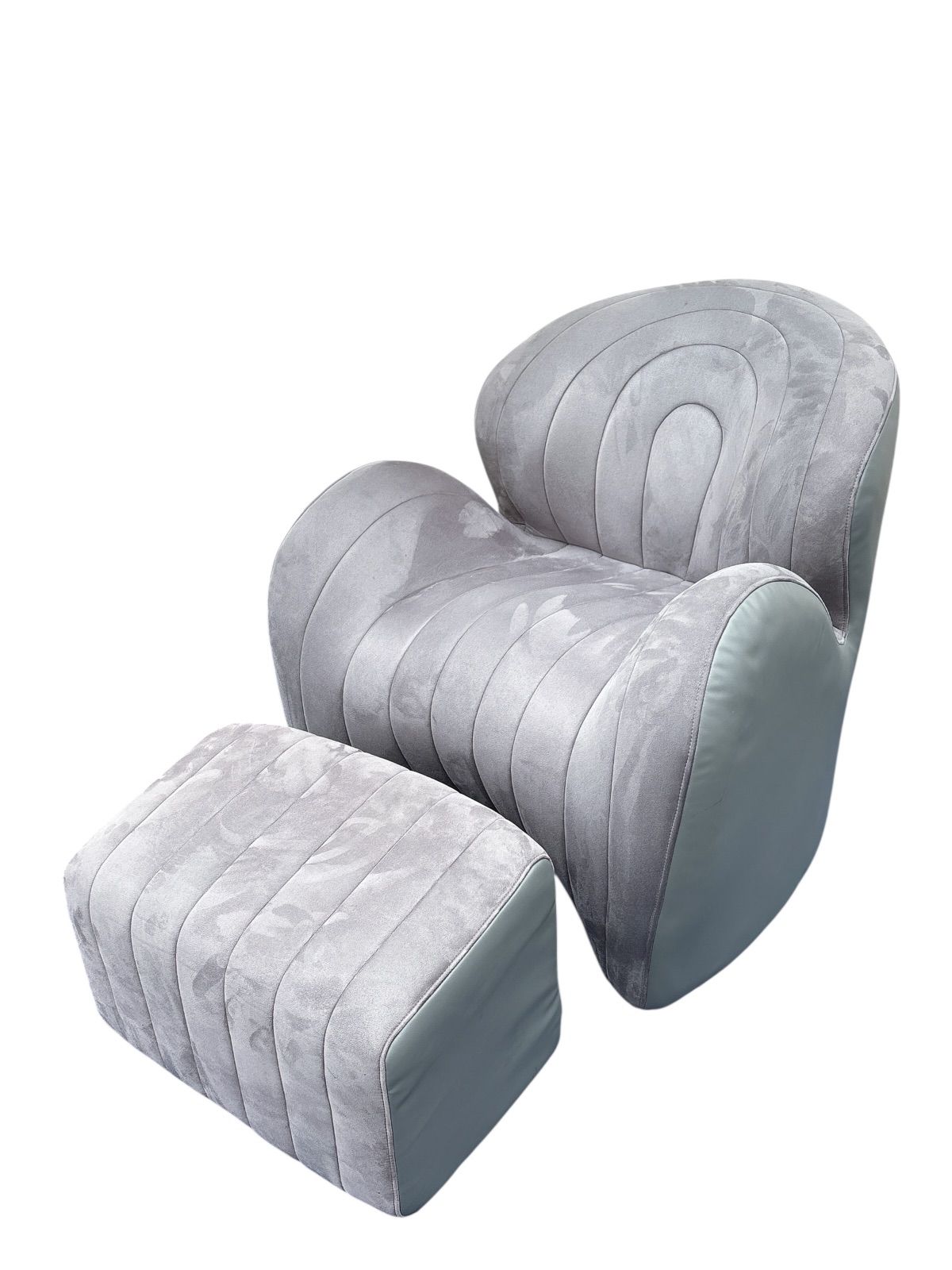 美品】②Style Sofa WL チャコールグレー オットマン付き！ - メルカリ