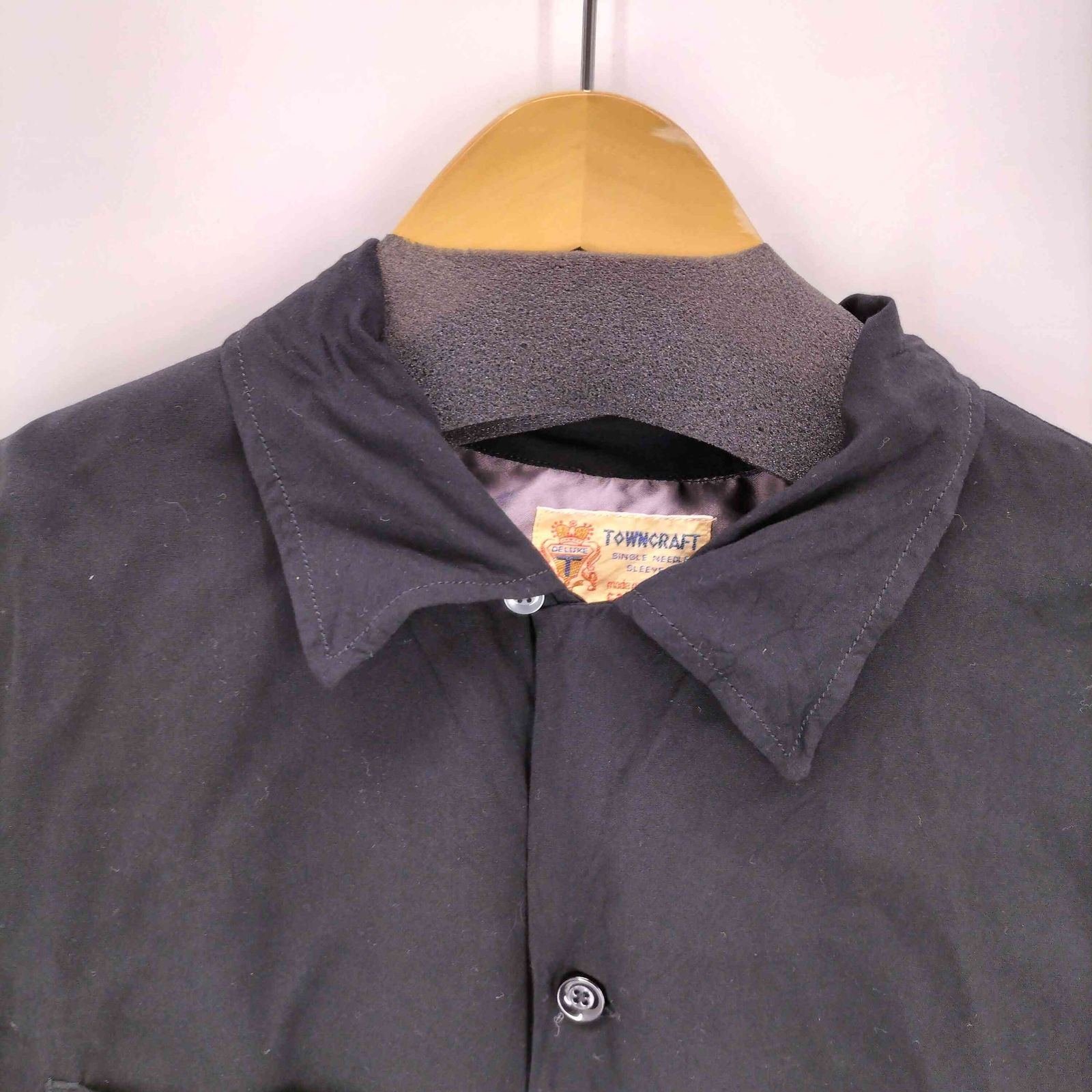 タウンクラフト TOWNCRAFT 復刻タグ DELUXE オープンカラーL/S