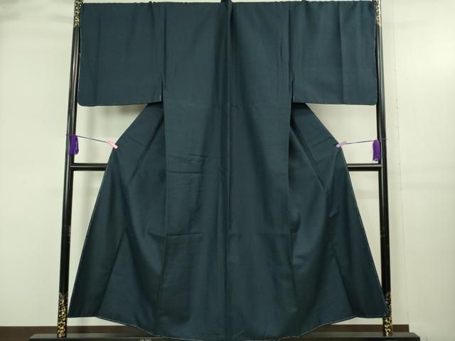 男性 アンサンブル 紬 平和屋着物○極上 長襦袢(袷)・長羽織 平和屋