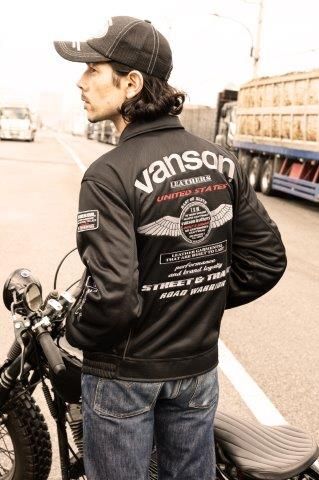 メッシュスイングトップジャケット アイボリー/ブラック XLサイズ