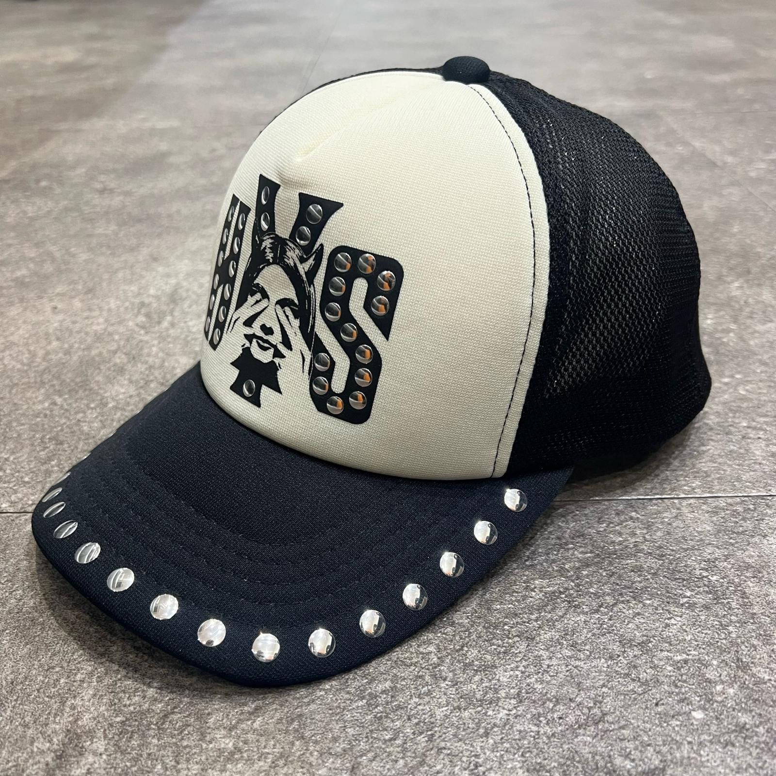 HYSTERIC GLAMOUR ヒスガール スタッズ メッシュキャップ 帽子