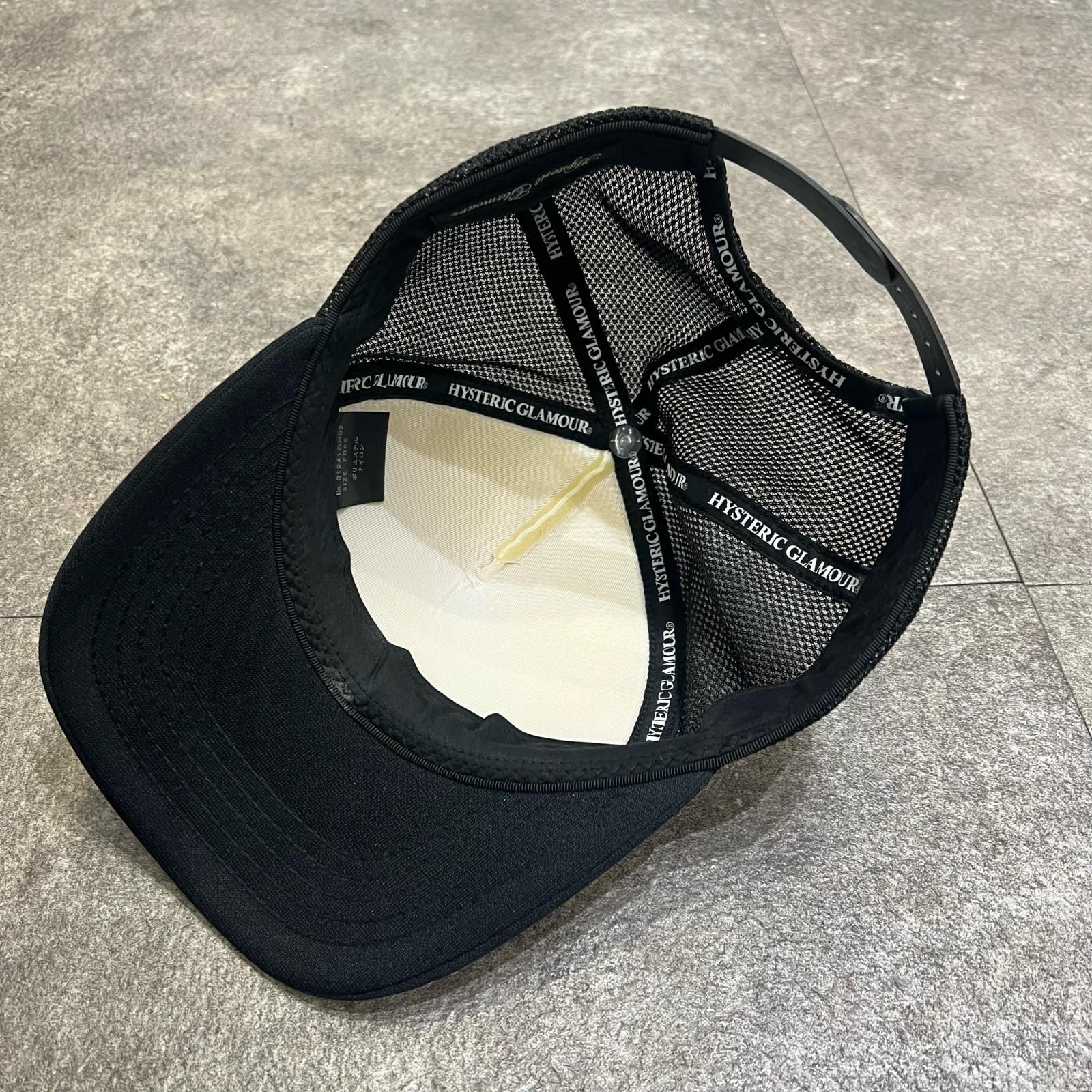 HYSTERIC GLAMOUR ヒスガール スタッズ メッシュキャップ 帽子