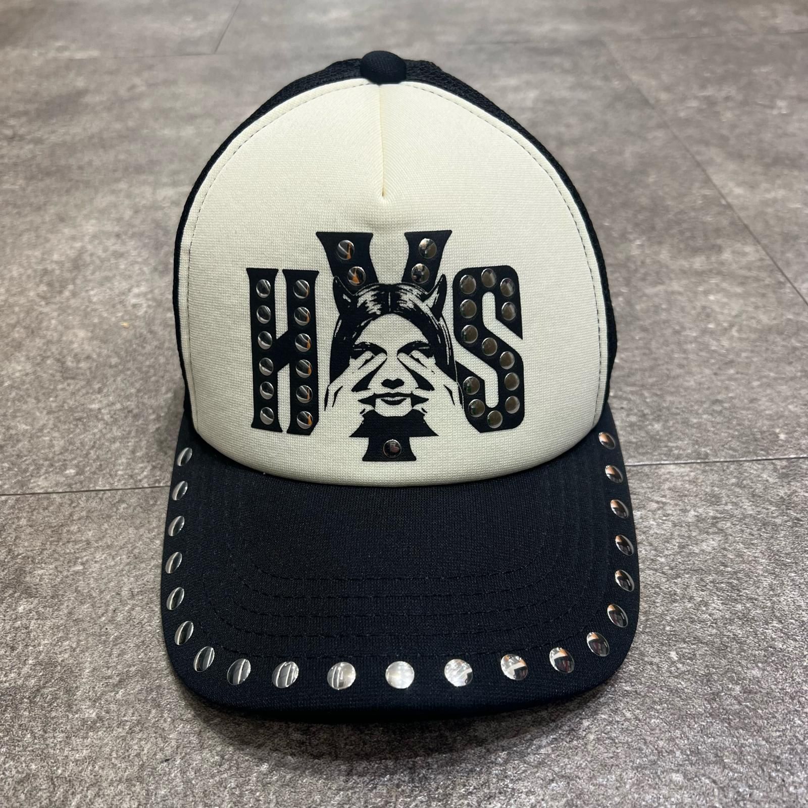 HYSTERIC GLAMOUR ヒスガール スタッズ メッシュキャップ 帽子