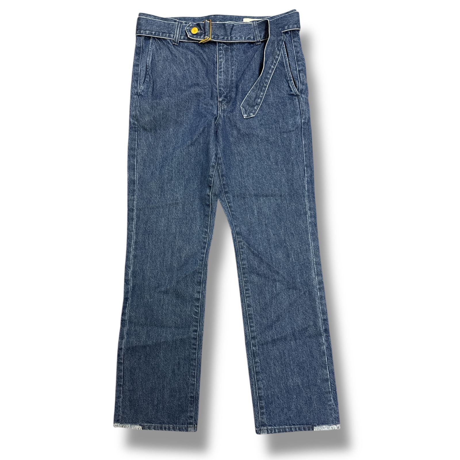 参考上代30800円 未使用 CULLNI 24SS Straight Denim Pants ストレートデニムパンツ ジーンズ クルニ 24-SS-028 インディゴ 2 （81836A5） 参考上代30800円 未使用 CULLNI 24SS Straight Denim Pants ストレート