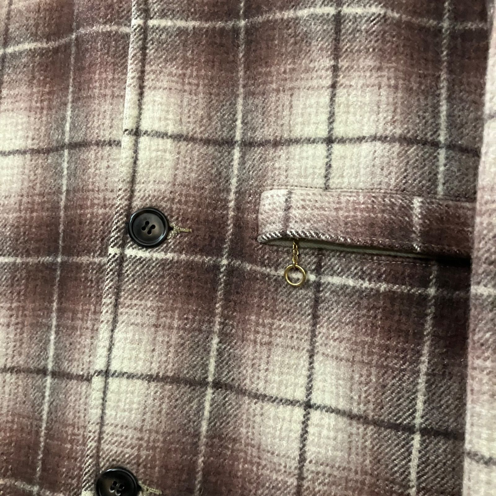 50s〜 Merrill Woolens / USA製 オンブレチェック ウールジャケット