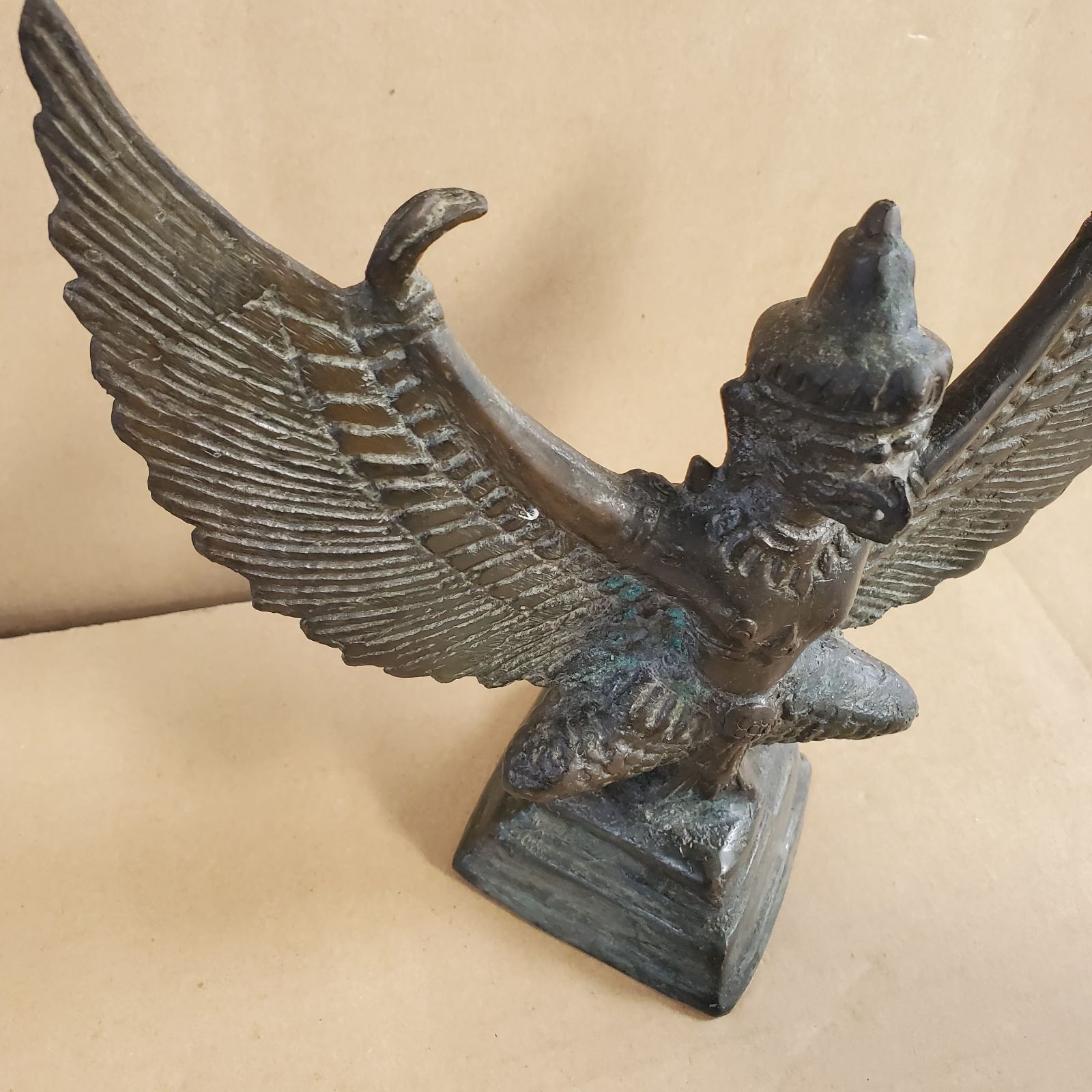 クメール ガルーダ 仏像 仏教美術 骨董 置物 - メルカリ