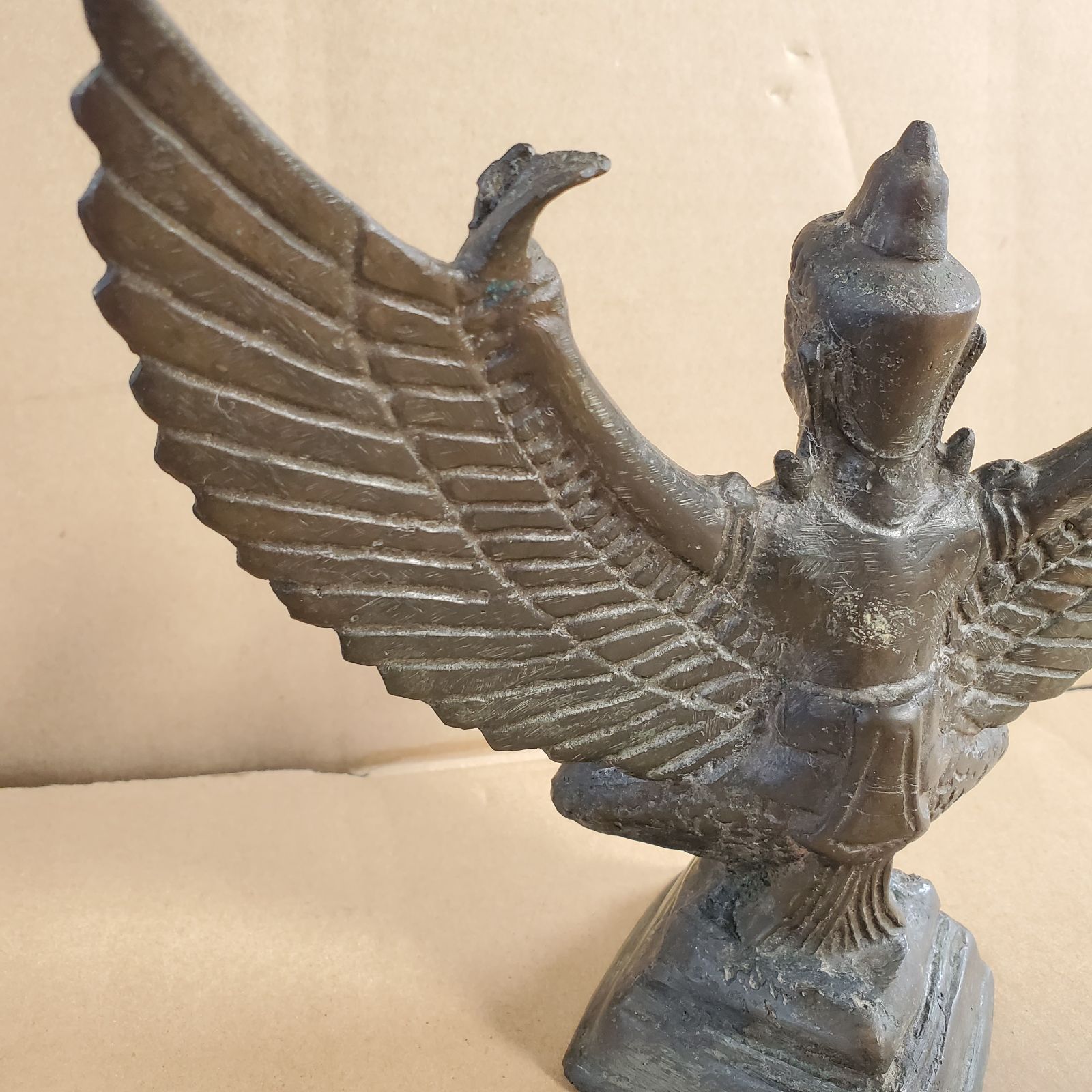 クメール ガルーダ 仏像 仏教美術 骨董 置物 - メルカリ