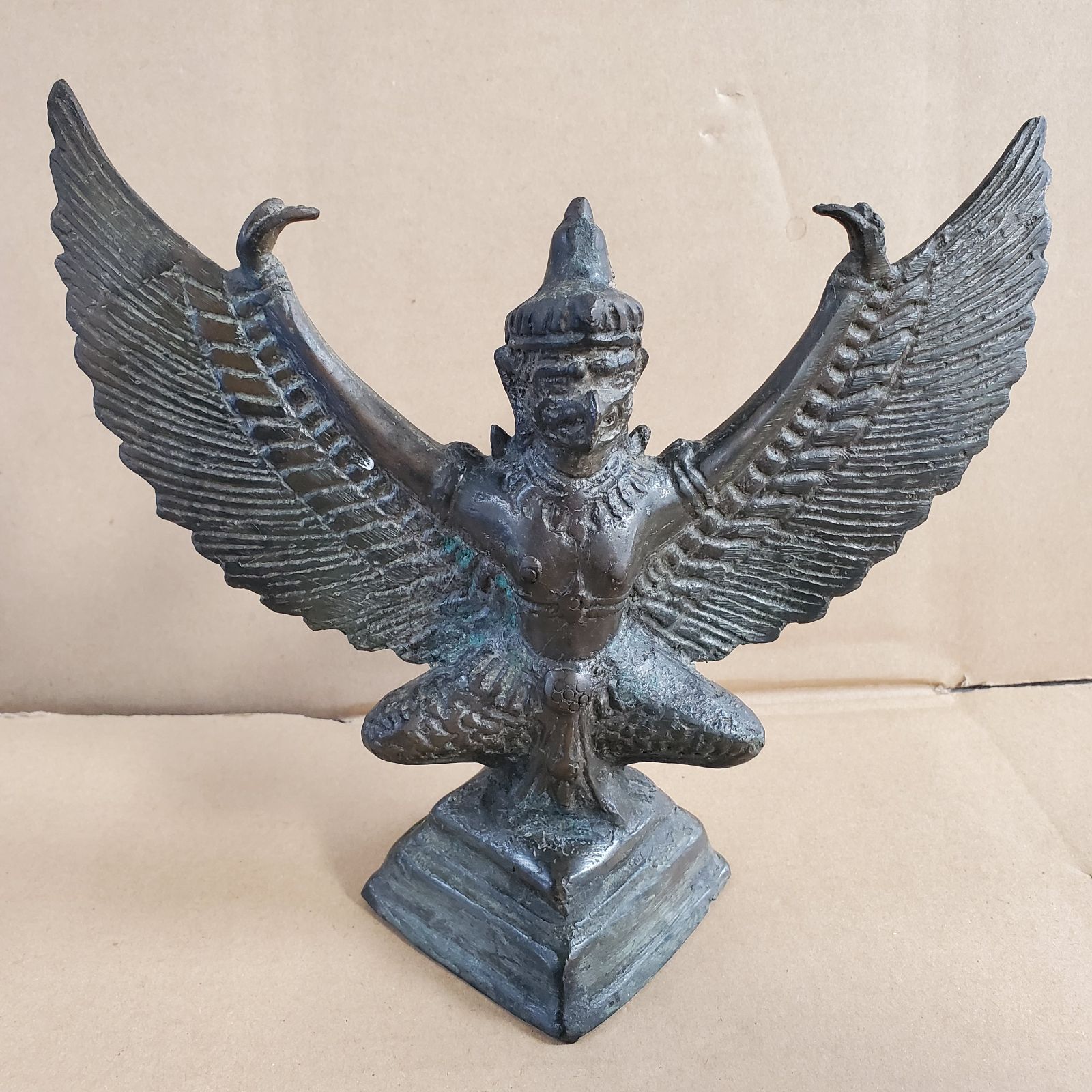 クメール ガルーダ 仏像 仏教美術 骨董 置物 - メルカリ