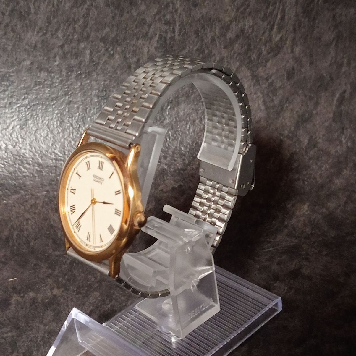 希少【美品/稼働】SEIKO セイコー クォーツ 7431-6060 ローマ数字