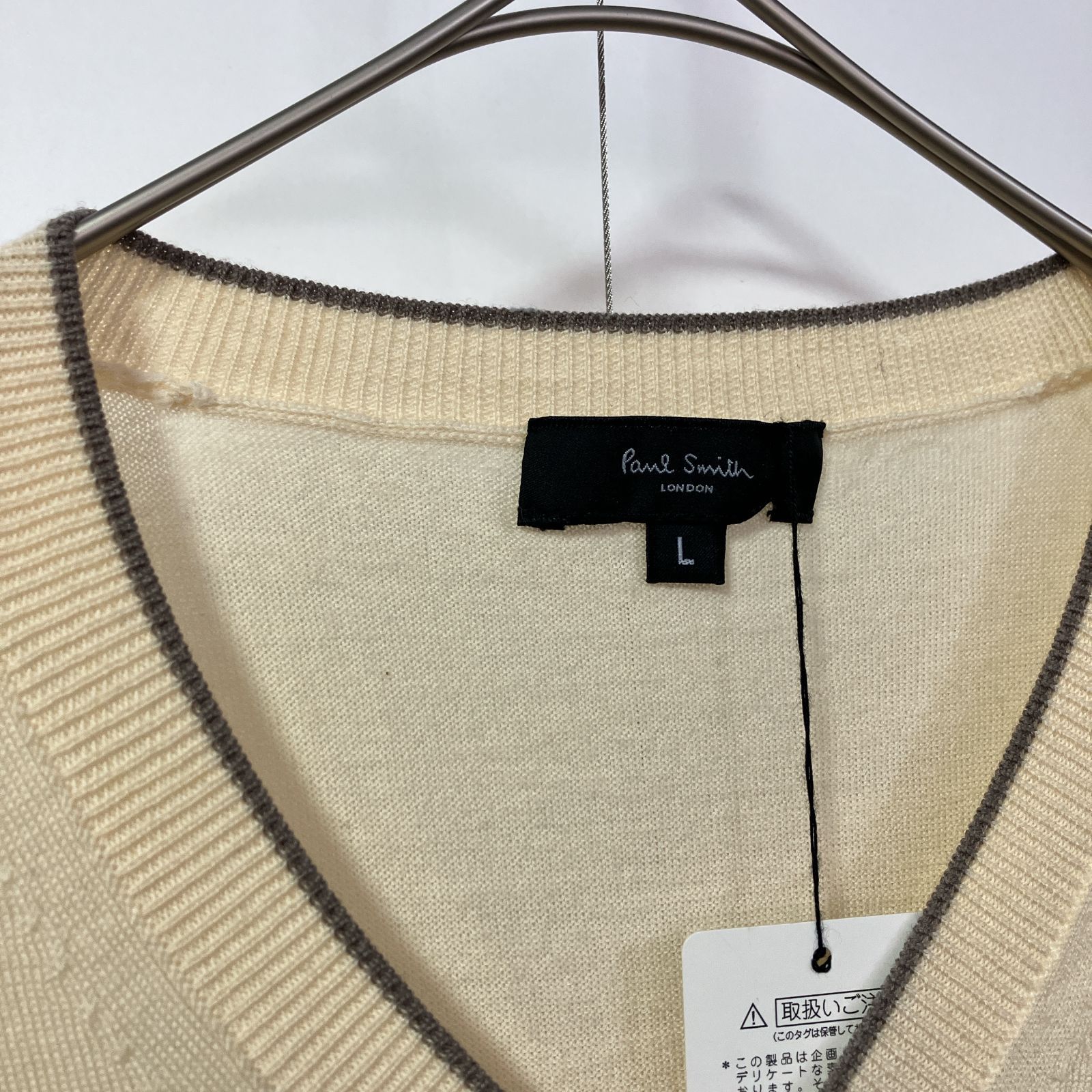 タグ付き 未使用品】【訳アリ】Paul Smith ポールスミス Vネック