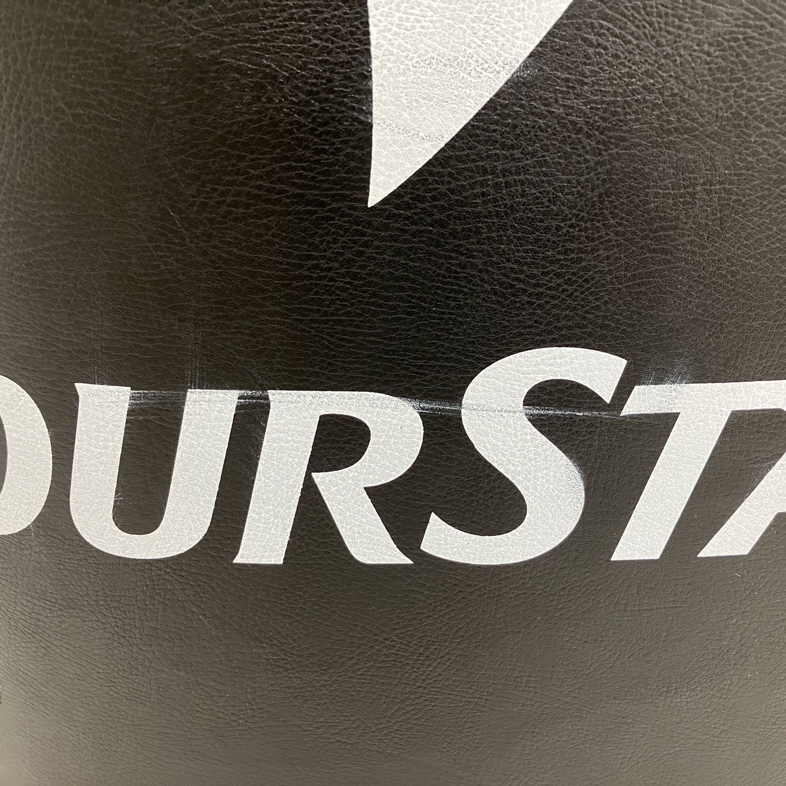 合成皮革 白×黒