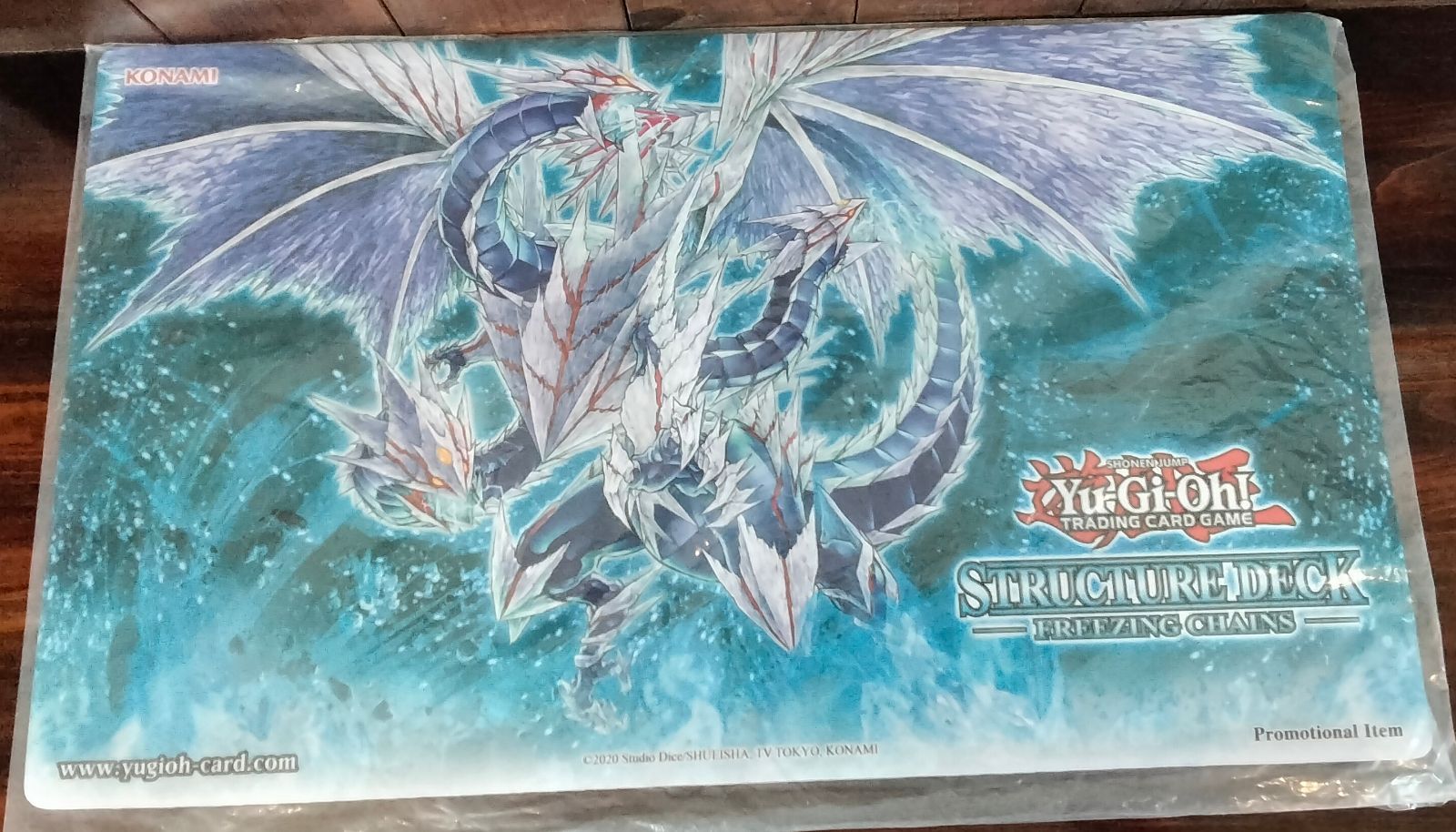 遊戯王 公式プレイマット 氷結界の還零龍トリシューラ ストラクチャー