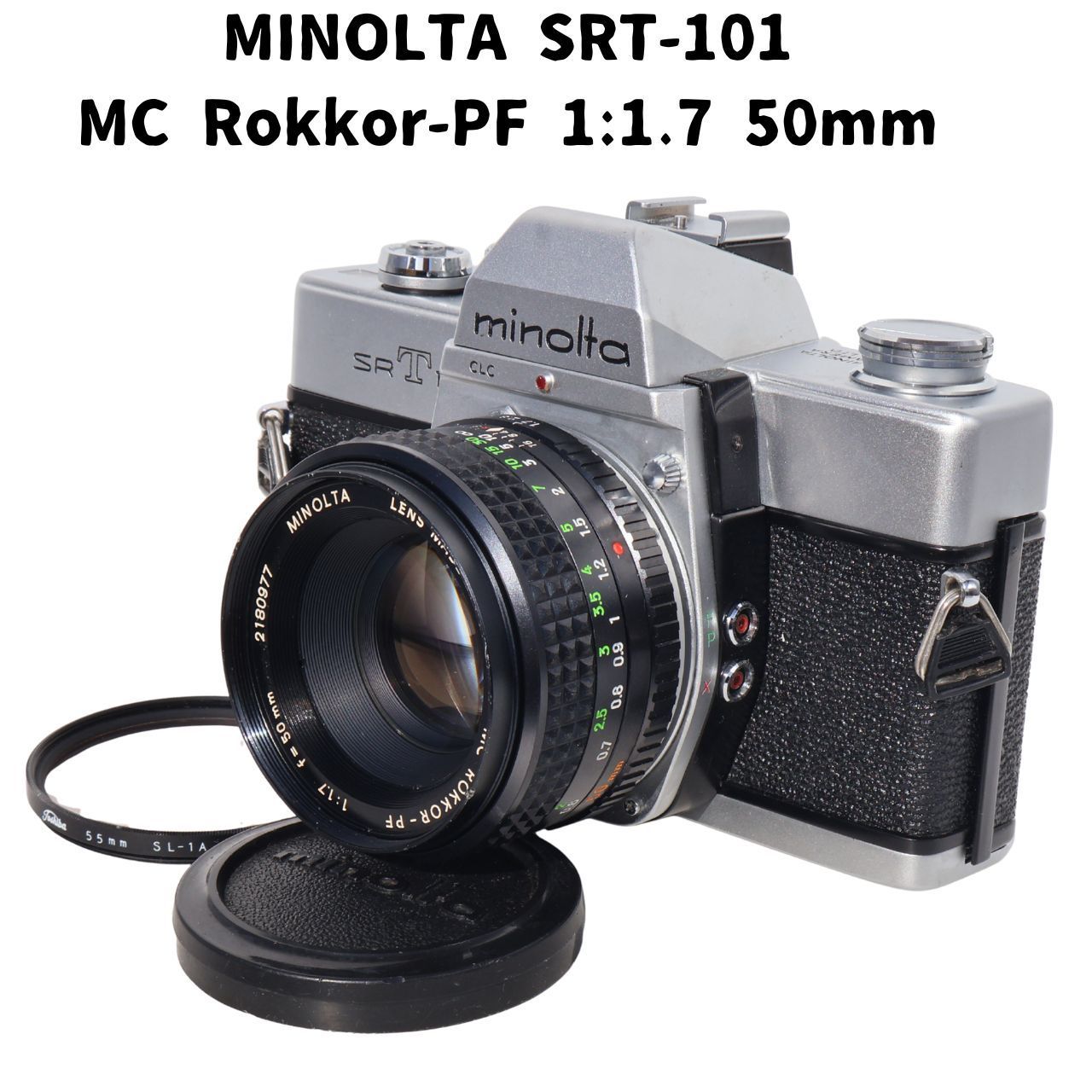 MINOLTA SRT101 + MC Rokkor-PF 1:1.7 50mm 整備済 - メルカリ