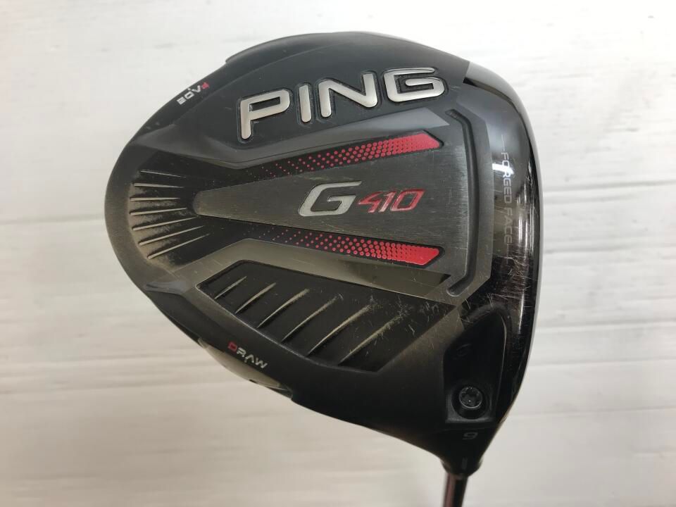 ピン G410 PLUS 9度 ALTA J CB RED Sフレックス ドライバー 中古【最短