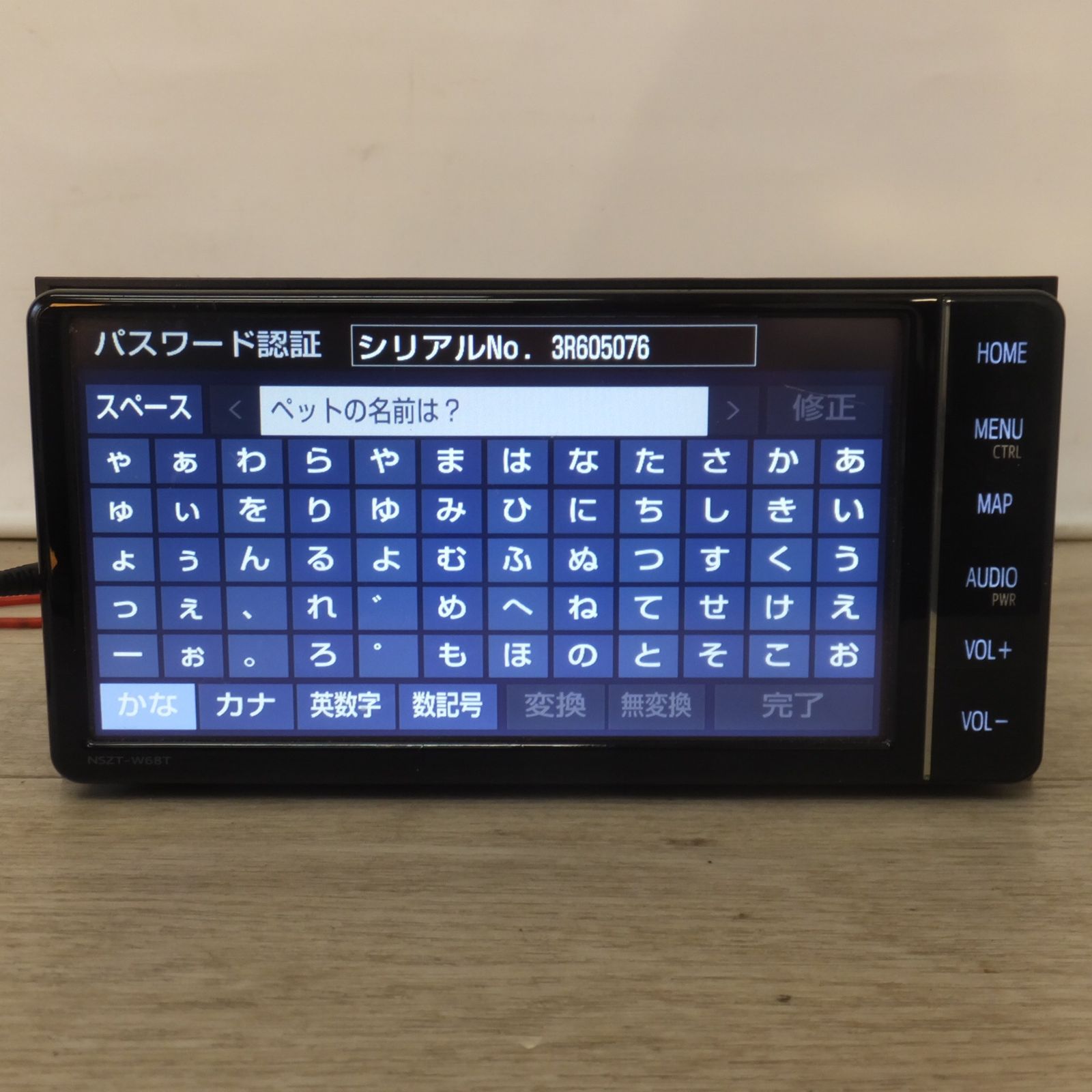 送料無料] 現状品デンソーテン製 トヨタ 純正 SDナビゲーション NSZT 