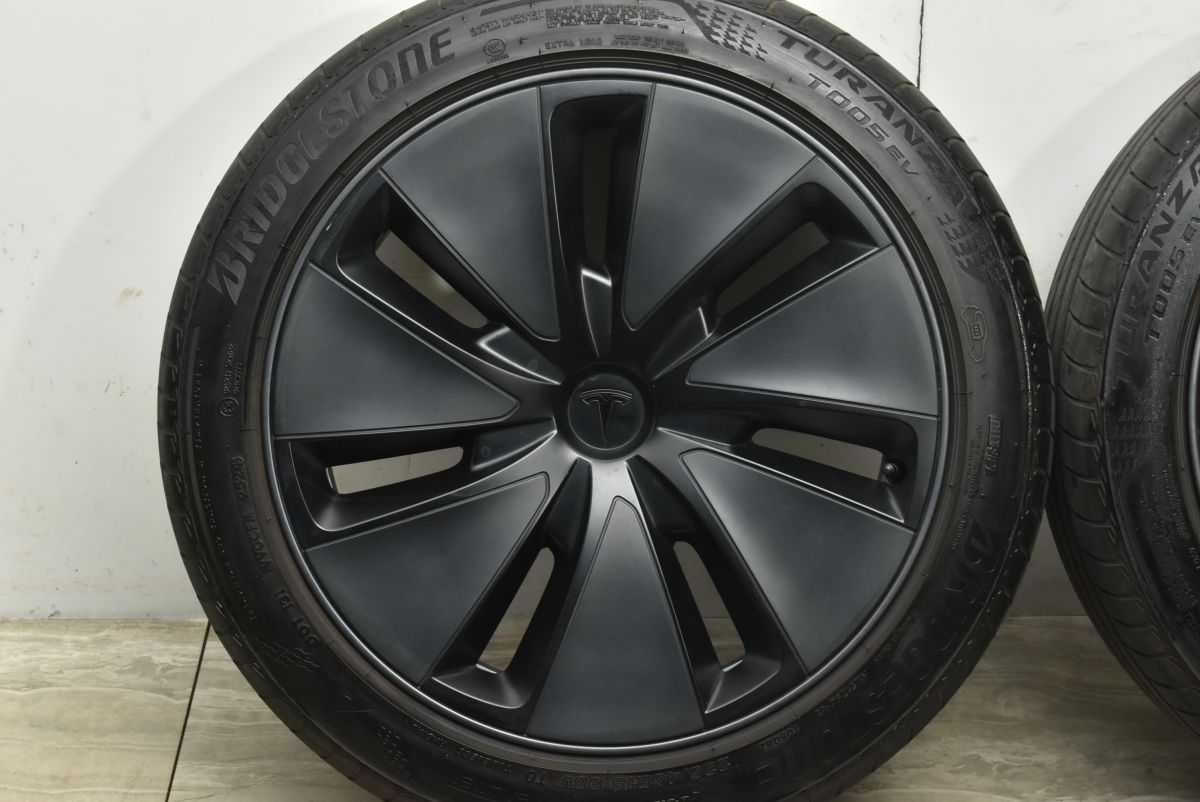 美品】テスラ モデル3 純正 18in 8.5J +38 PCD114.3 ブリヂストン