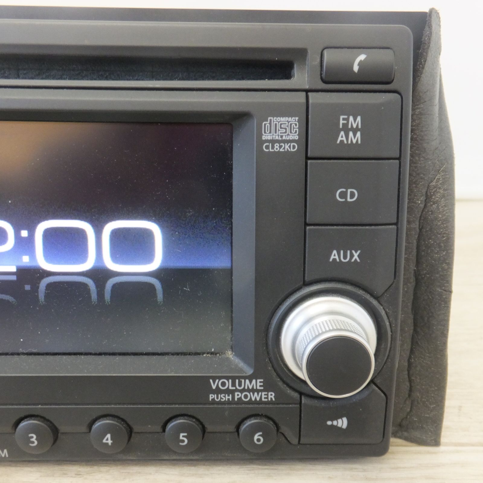 スズキ 純正 モニター付 CDプレーヤー PS-3285Q-A 2DIN CD、AUX、FM