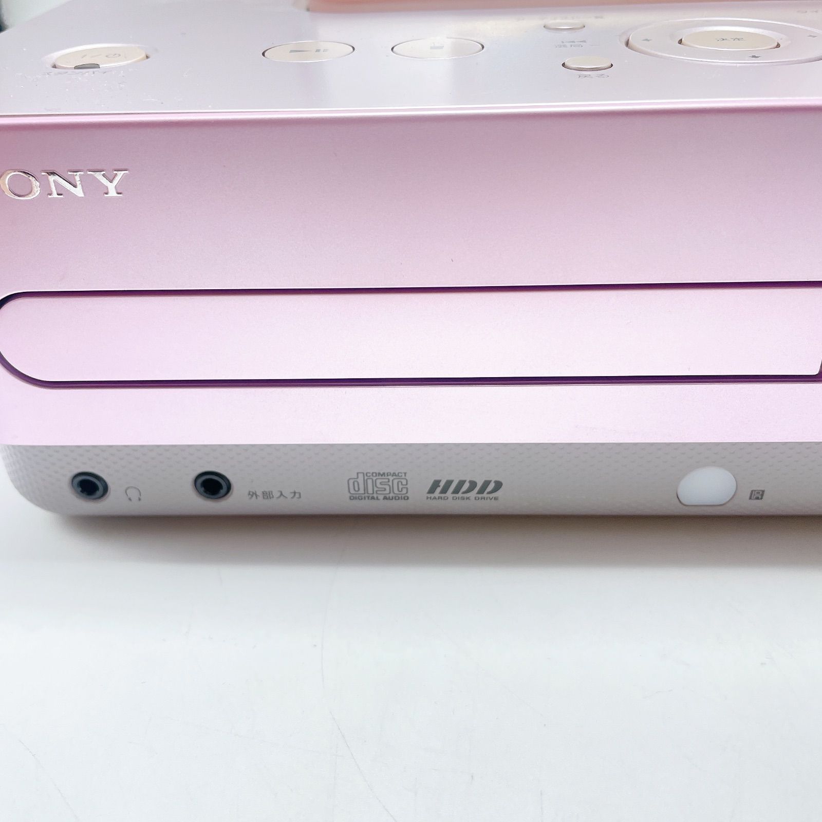 SONY HDD搭載 オーディオシステム HCD-E300HDピンク ソニー - メルカリ
