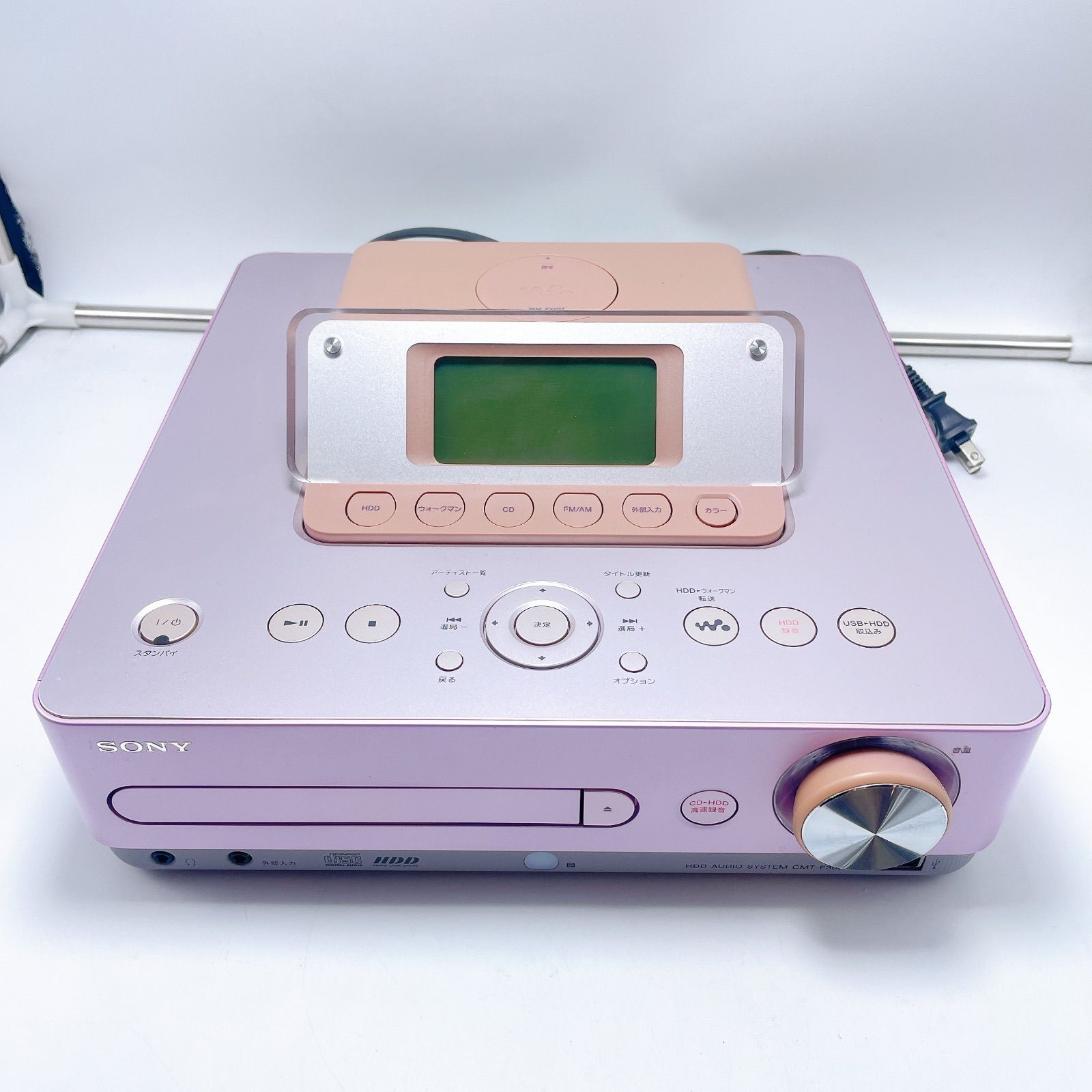 SONY HDD搭載 オーディオシステム HCD-E300HDピンク ソニー - メルカリ
