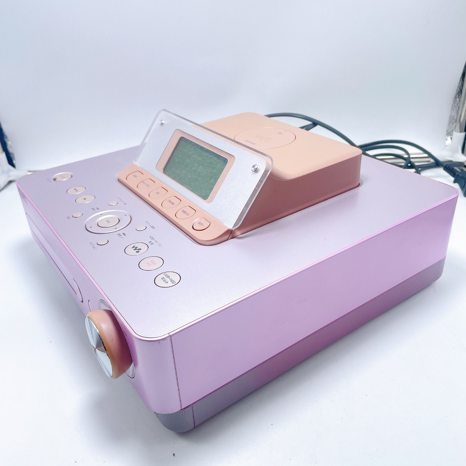 SONY HDD搭載 オーディオシステム HCD-E300HDピンク ソニー - メルカリ