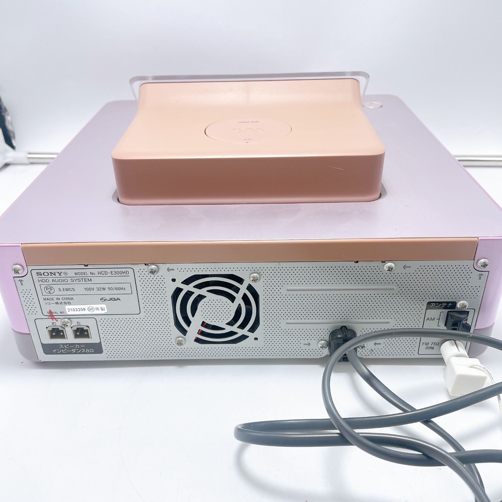 SONY HDD搭載 オーディオシステム HCD-E300HDピンク ソニー - メルカリ