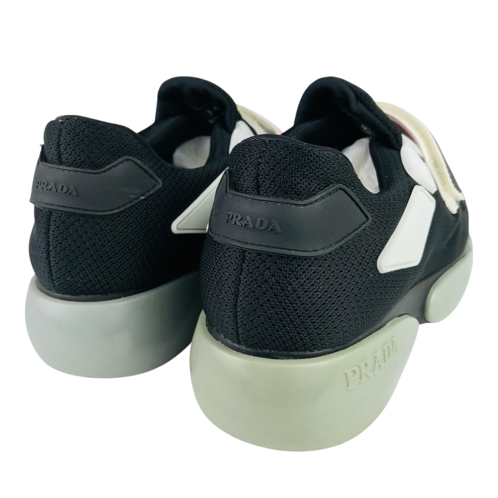 美品☆PRADA・プラダ・レディース ファブリック ベルクロストラップ 