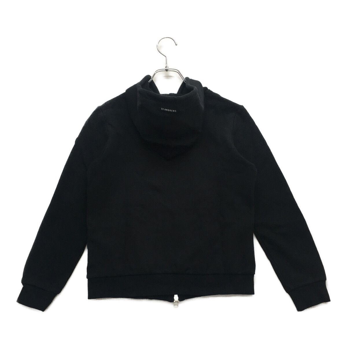 美品 St Andrews セントアンドリュース ブランドロゴ 秋冬 AW パーカー ポリエステル ブラック レディース M【古着】【中古】 alpen-group_1555140724