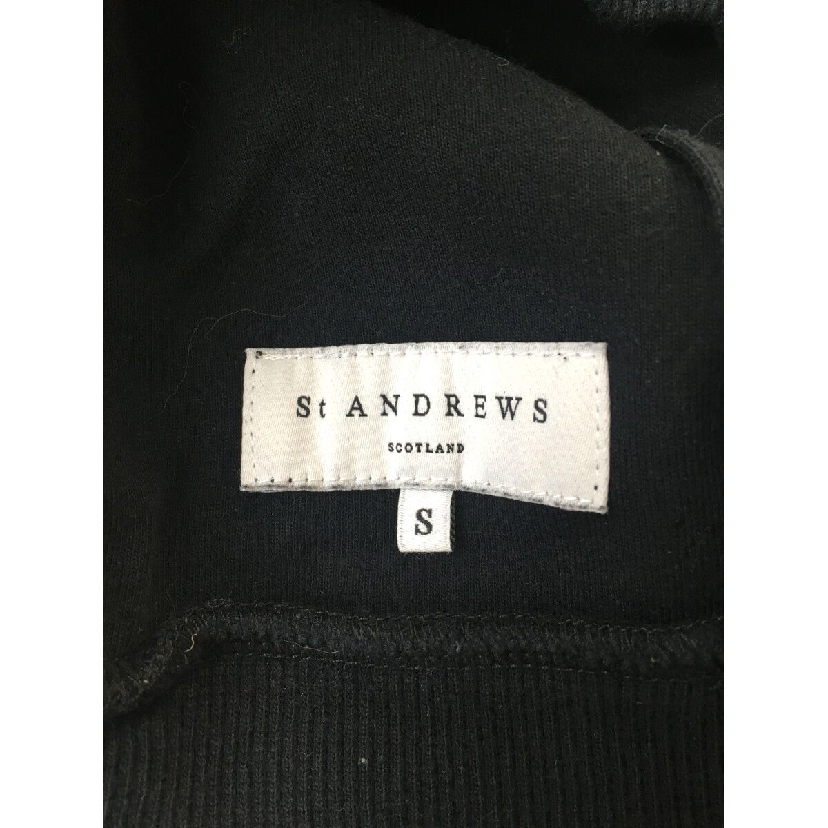 中古 レディース セントアンドリュース StANDREWS パーカー S ブラック