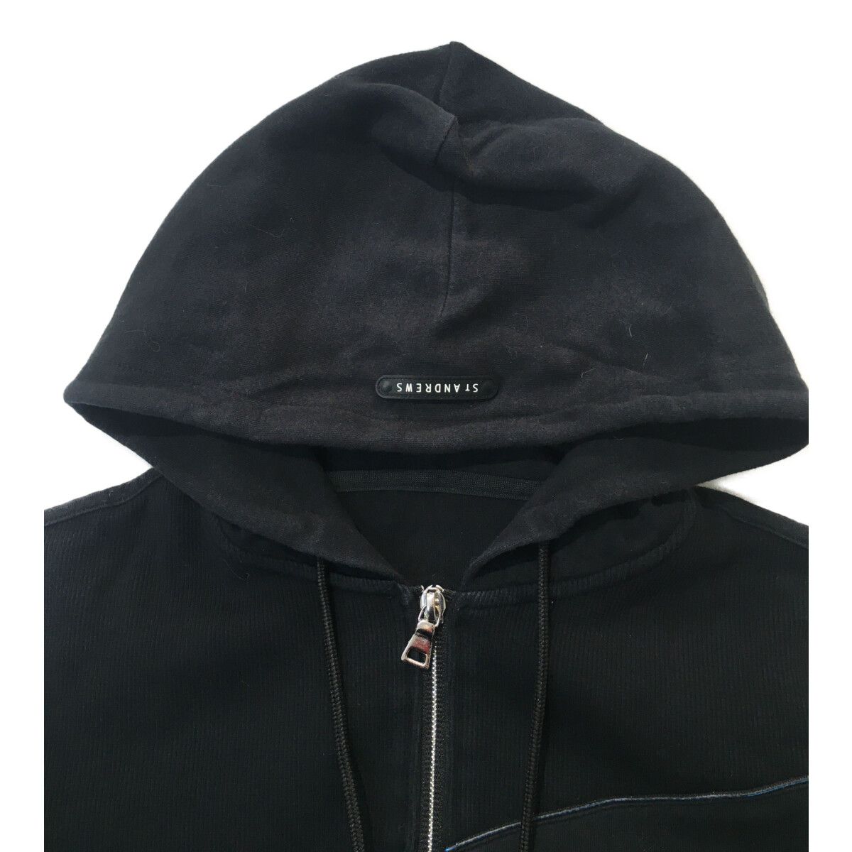 美品 St Andrews セントアンドリュース ブランドロゴ 秋冬 AW パーカー ポリエステル ブラック レディース M【古着】【中古】 alpen-group_1555140724