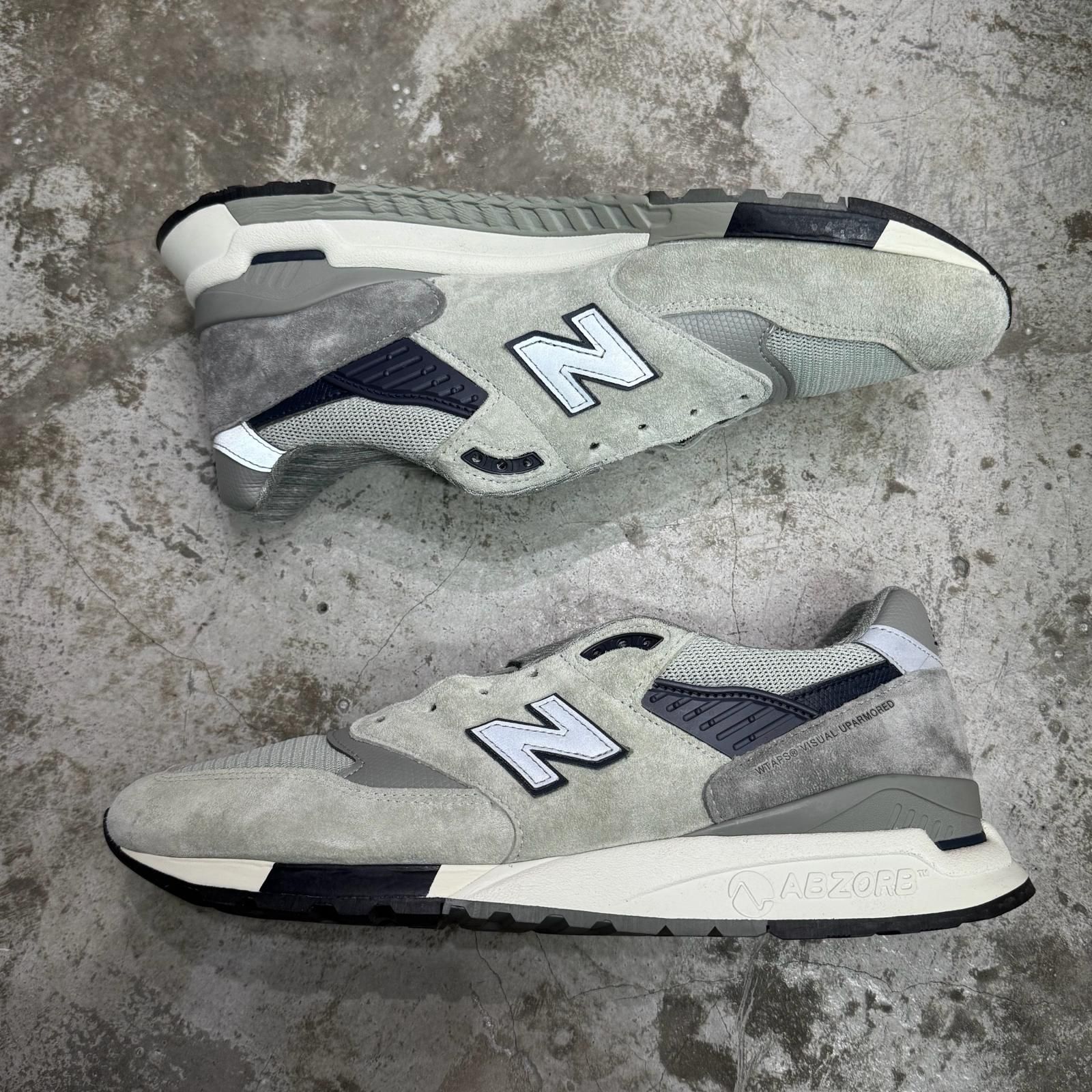 国内正規 New Balance × WTAPS 998 Gray コラボ スニーカー 