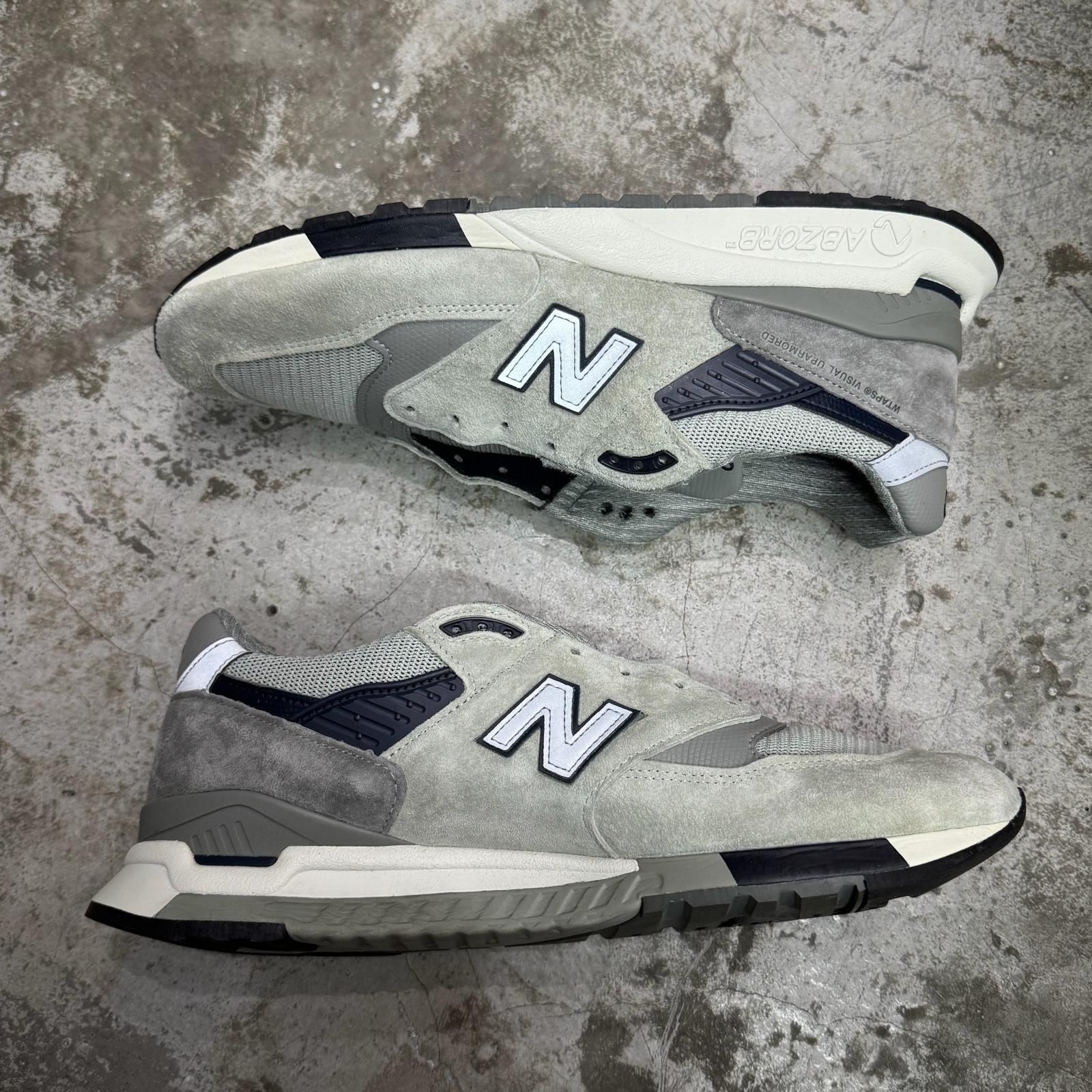 国内正規 New Balance × WTAPS 998 Gray コラボ スニーカー 